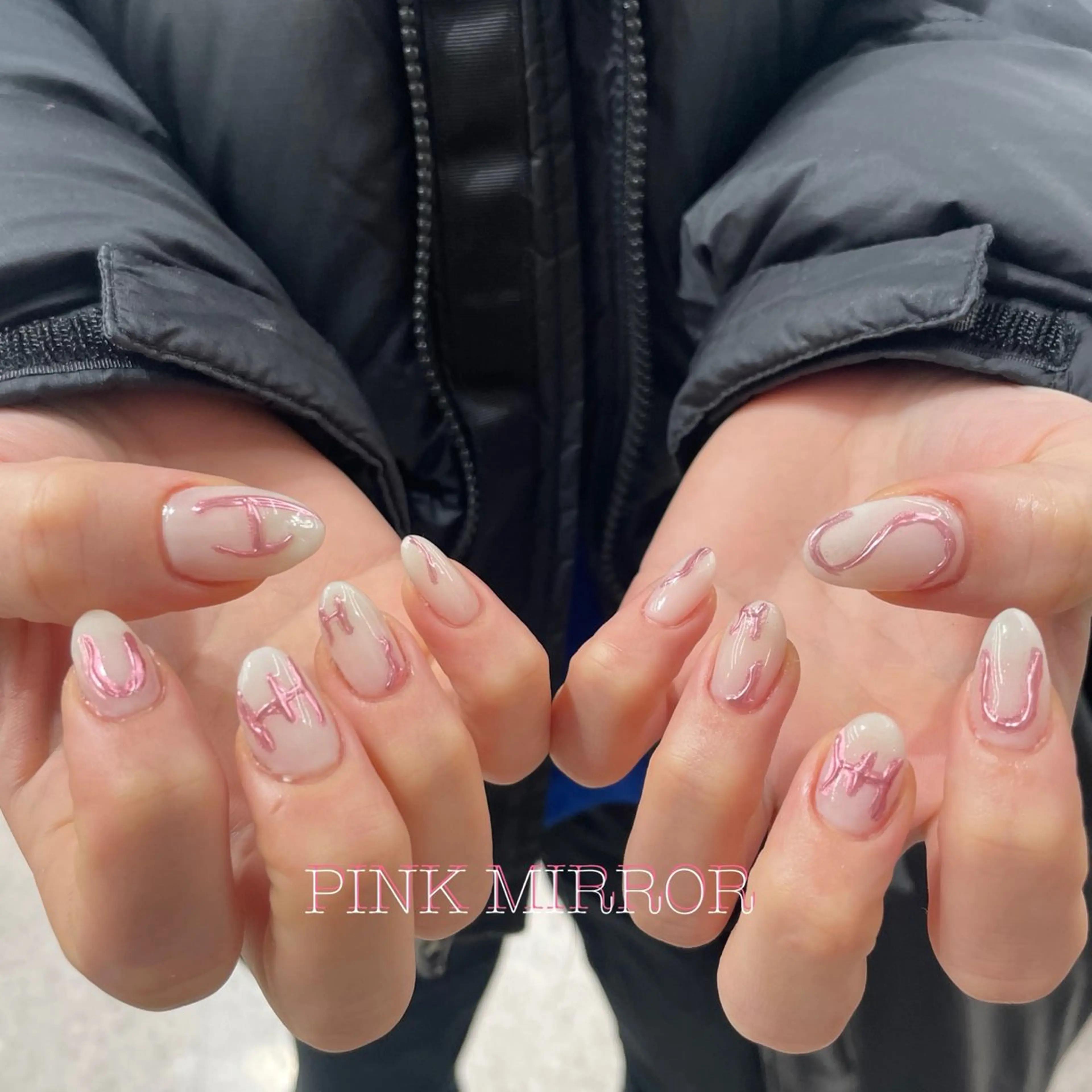 ネイル 🫧飛山琉桜/二条 ネイルアート/束感のマツエク・マツパデザイン