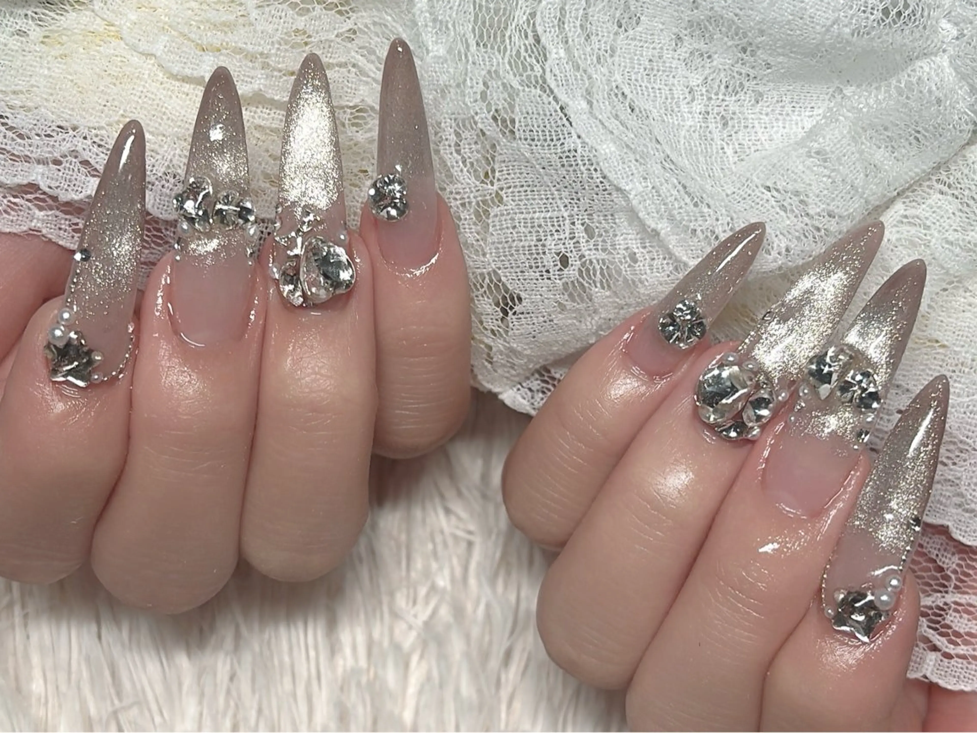 ネイル ハンドネイル RiLion💗 Risa🦋💜のネイルデザイン