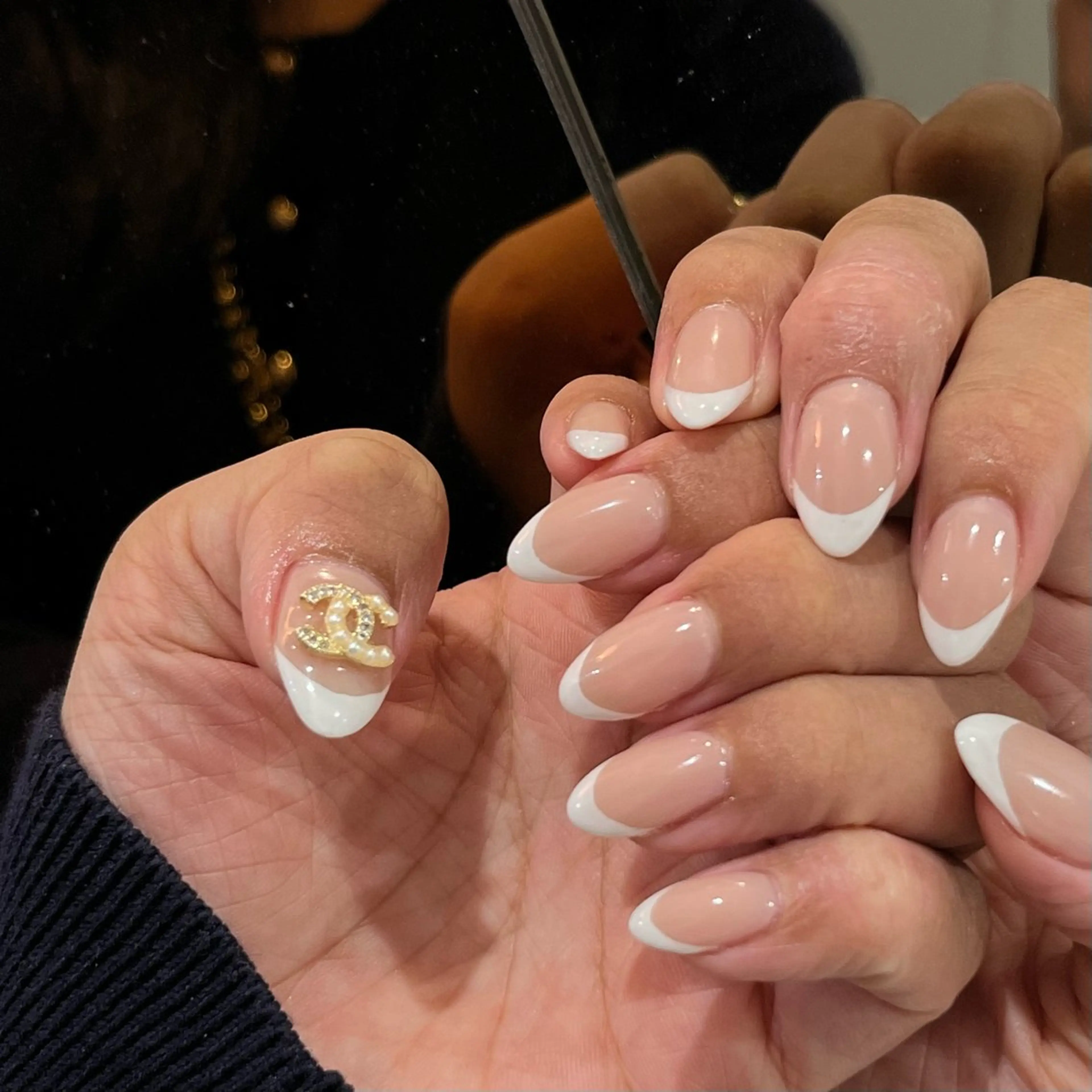 ネイル 持ち込み ハンドネイル Ray. ちゅるん系ニュアンスのネイルデザイン