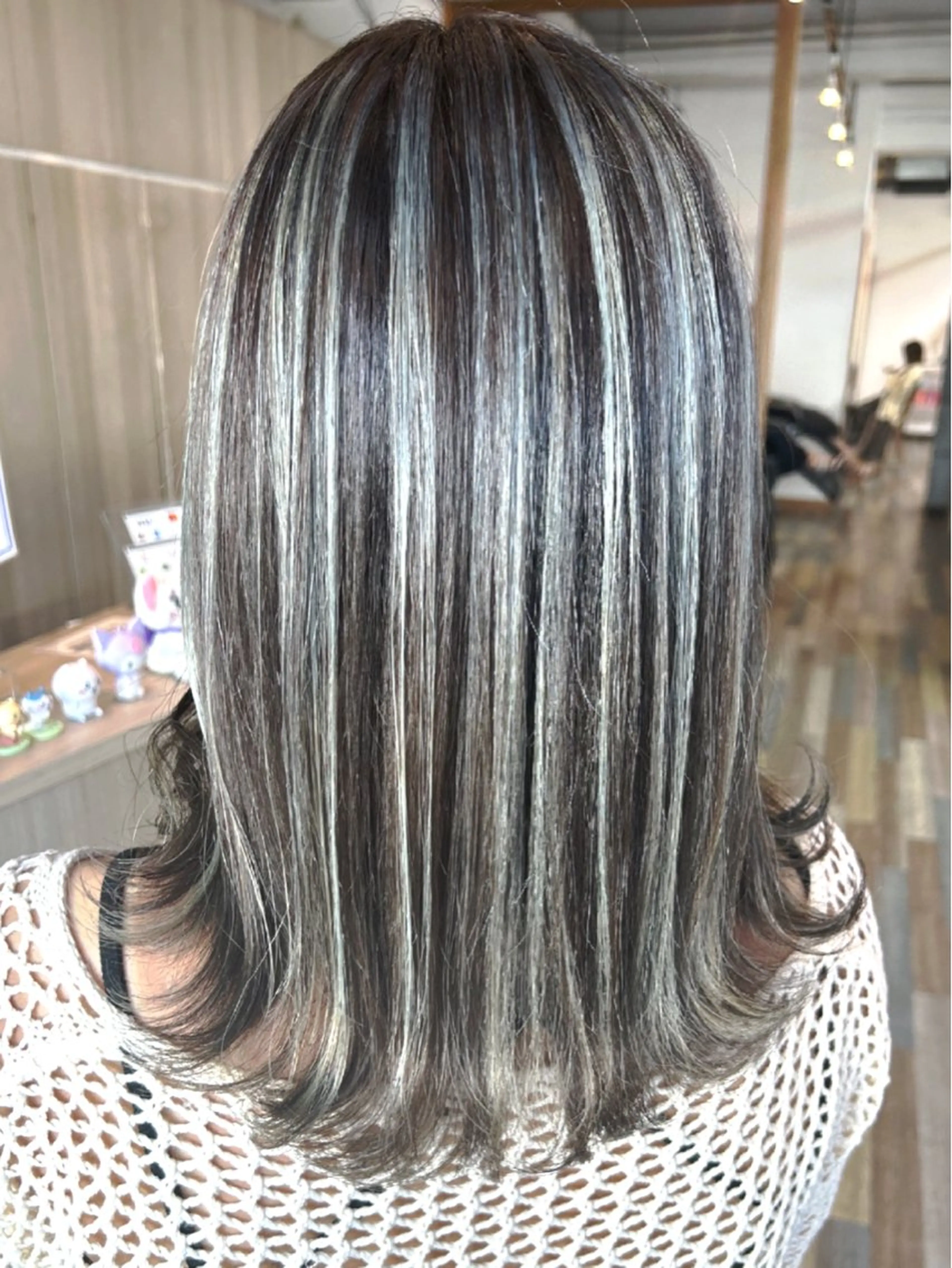ミディアム カラー ベージュカラー ハイライトカラー ハイライト ヘアカラー トリートメント ヘアセット ❤️千葉県代表❤️ 店長❤️柿本翔一朗のヘアスタイル