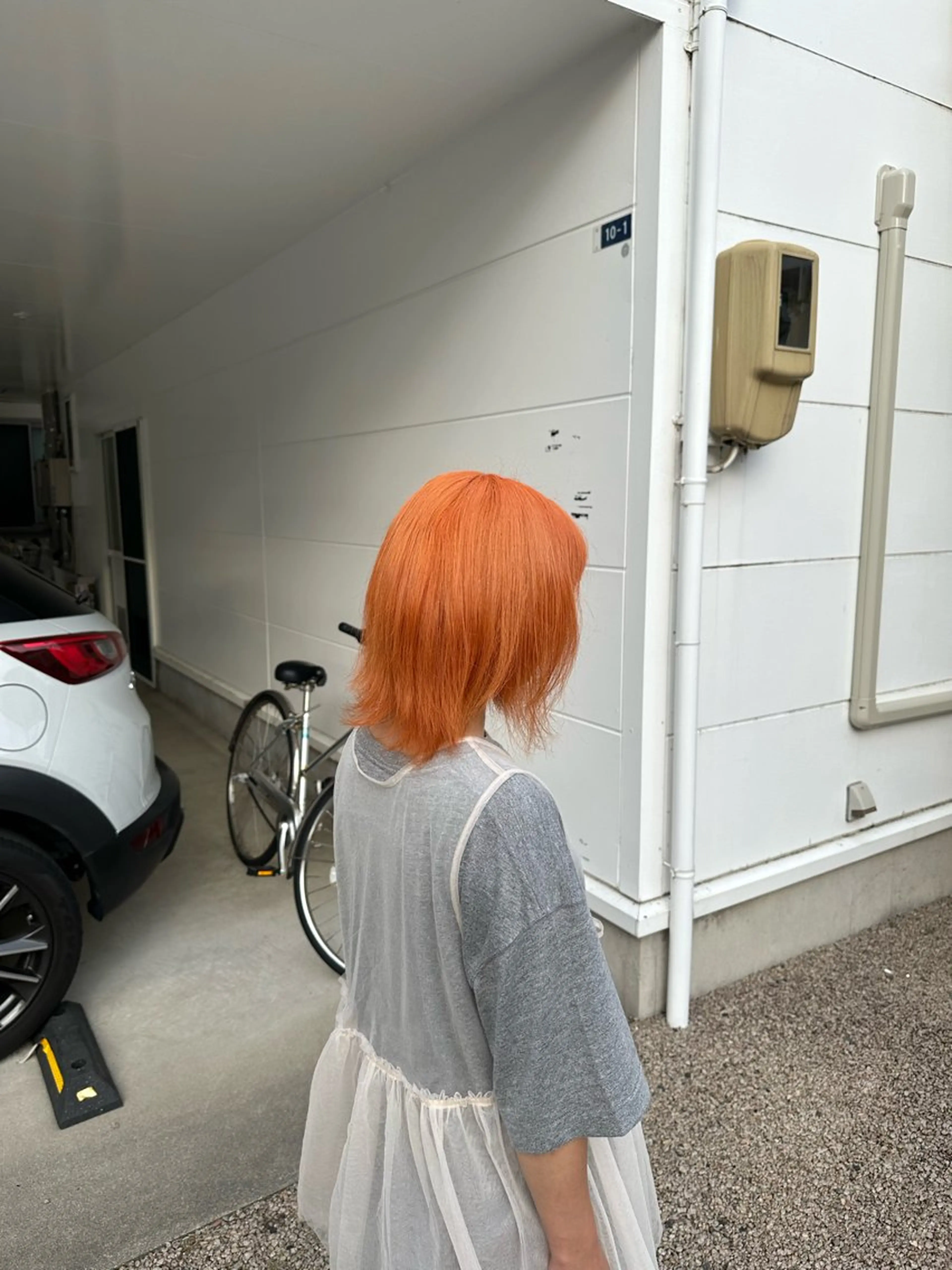 ミディアム ブリーチ屋さん/ブリ ーチ矯正🫧あずみのヘアスタイル