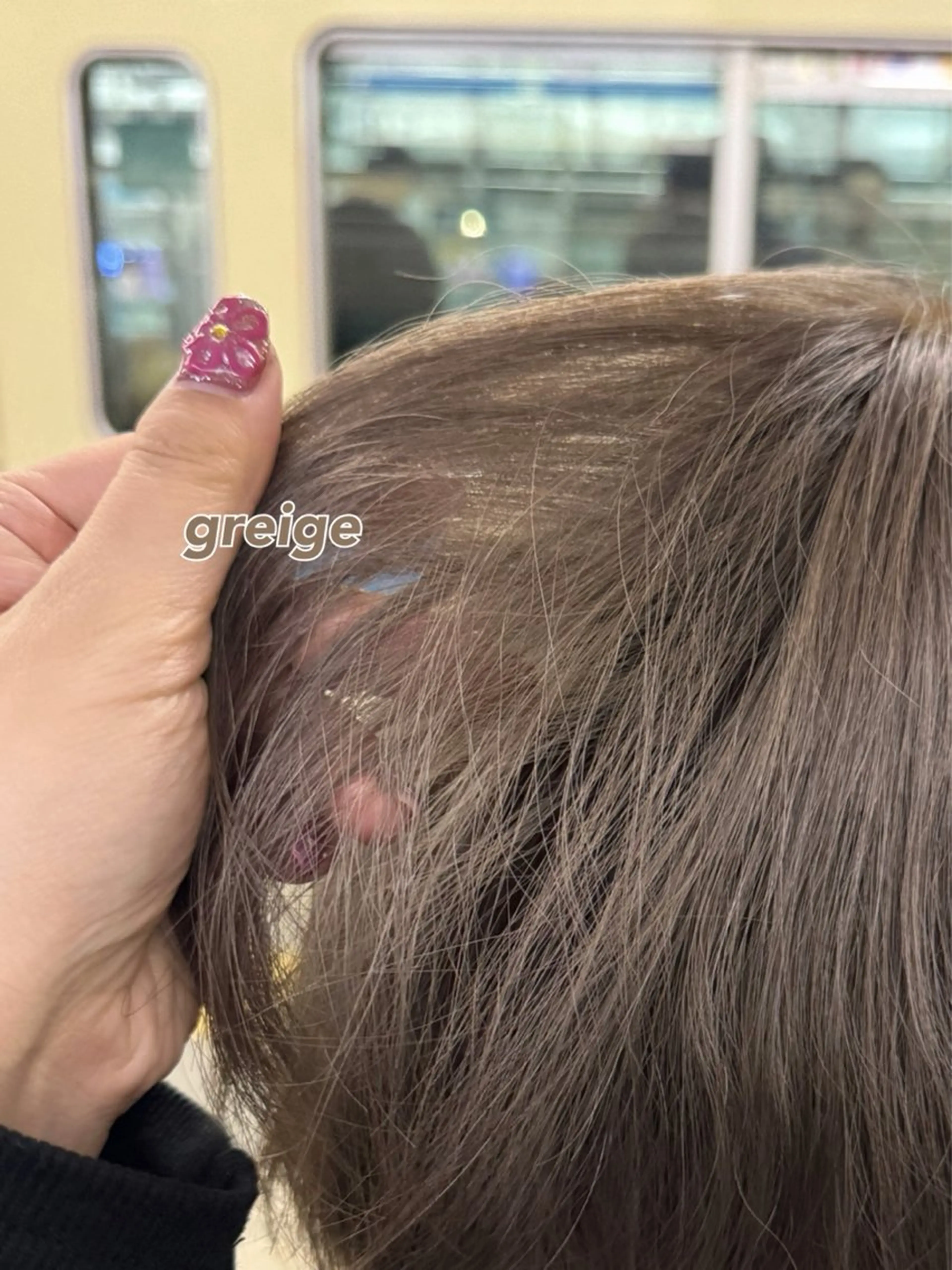 カラー ヘアカラー ナカバチ ユイ🌼 Rizm greenのヘアスタイル