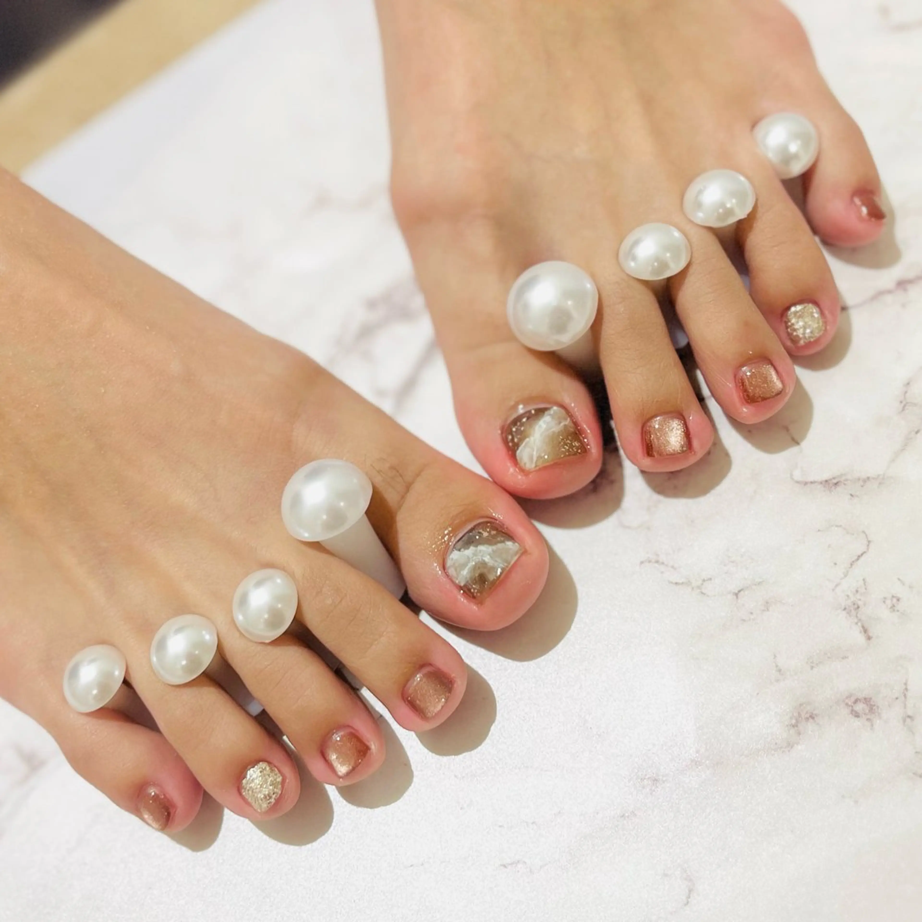 ネイル フットネイル Hair removal & Beauty salon Produce by Lucia所属・nail salon Luciaのネイルデザイン