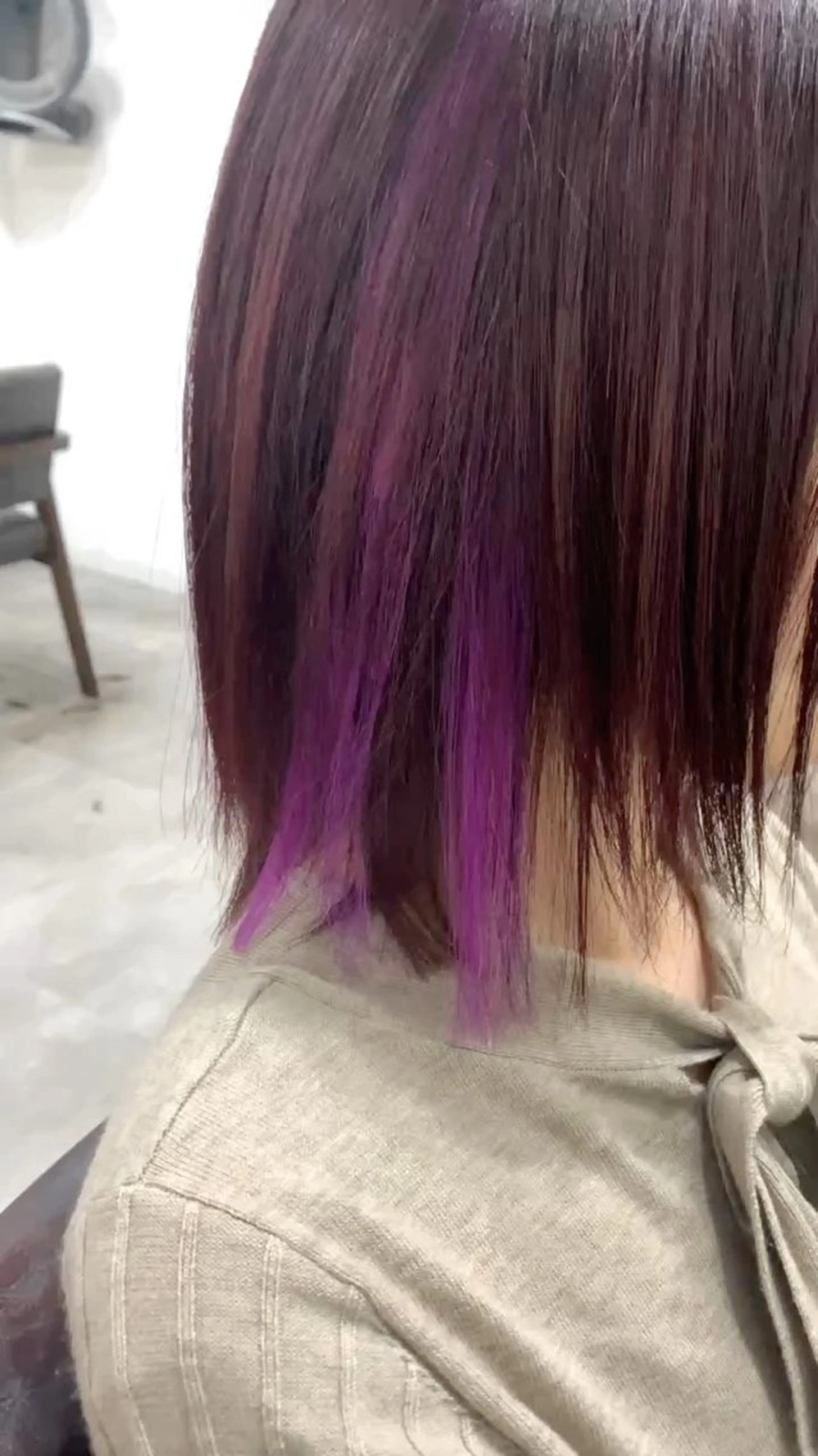 ショート カラー ヘアカラー トリートメント 中本 達也のヘアスタイル