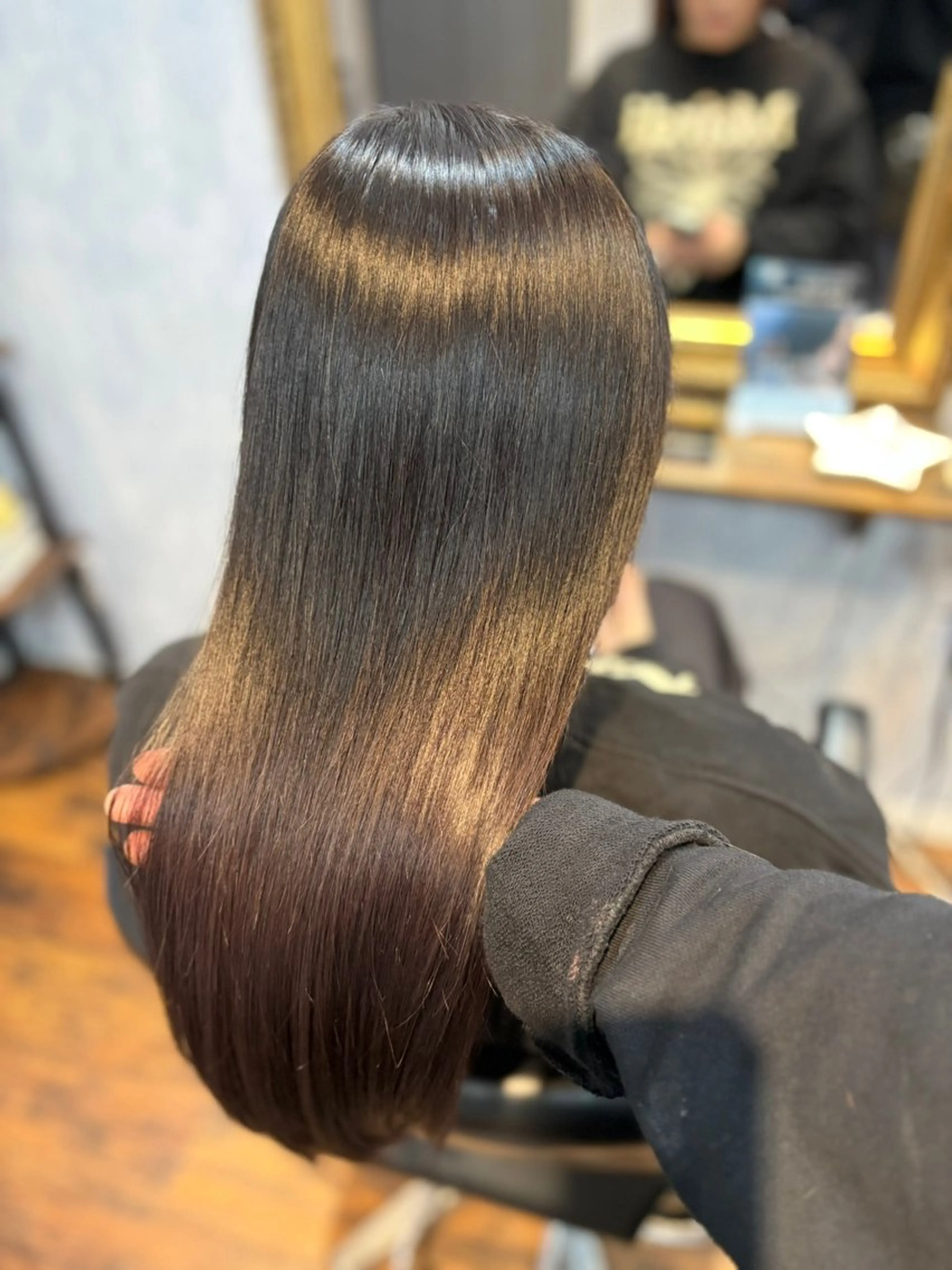 ロング 縮毛矯正 ✨髪質改善特化✨ Romyリョージ✨のヘアスタイル