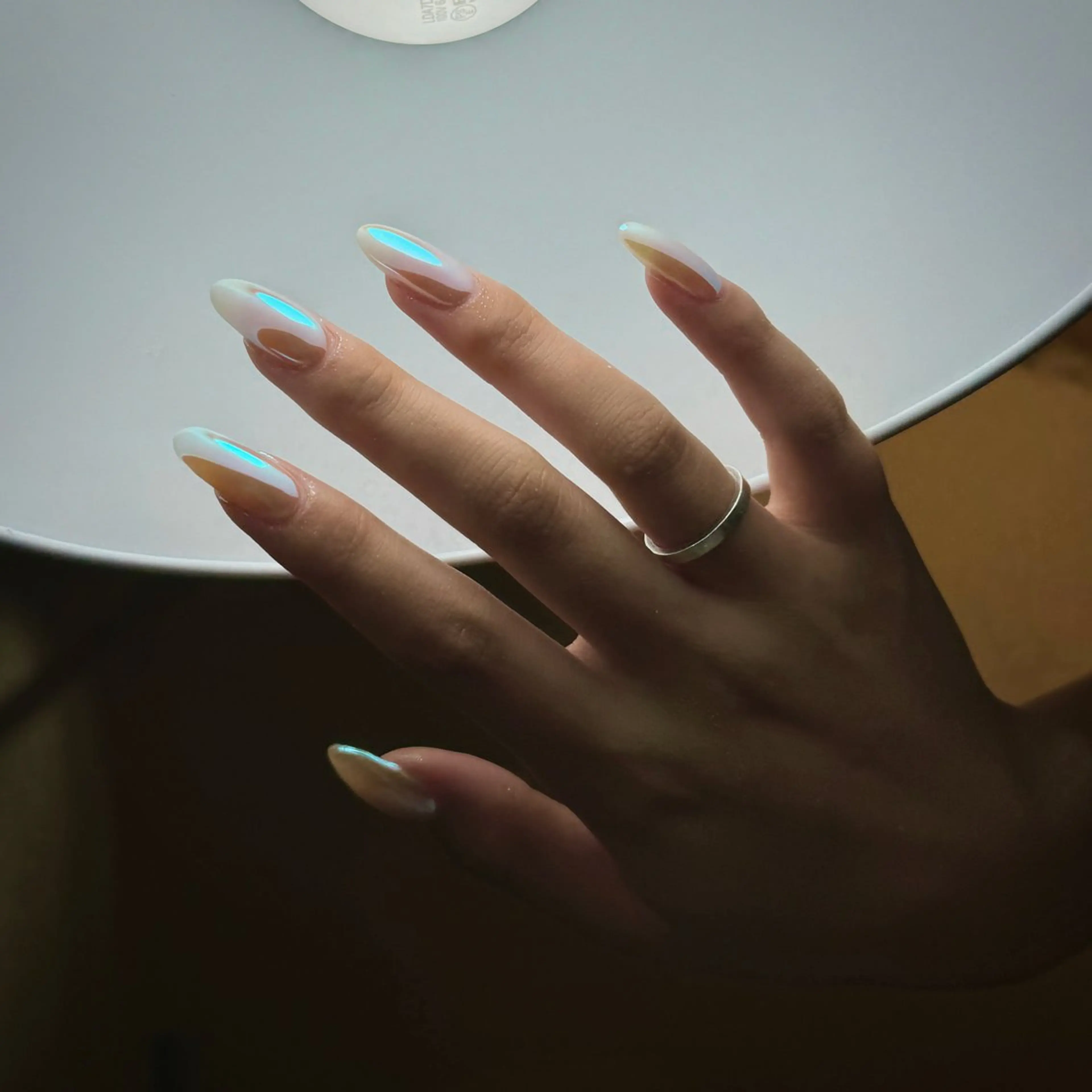 ネイル オーロラネイル ラメ(グリッター) D.d ririaのネイルデザイン