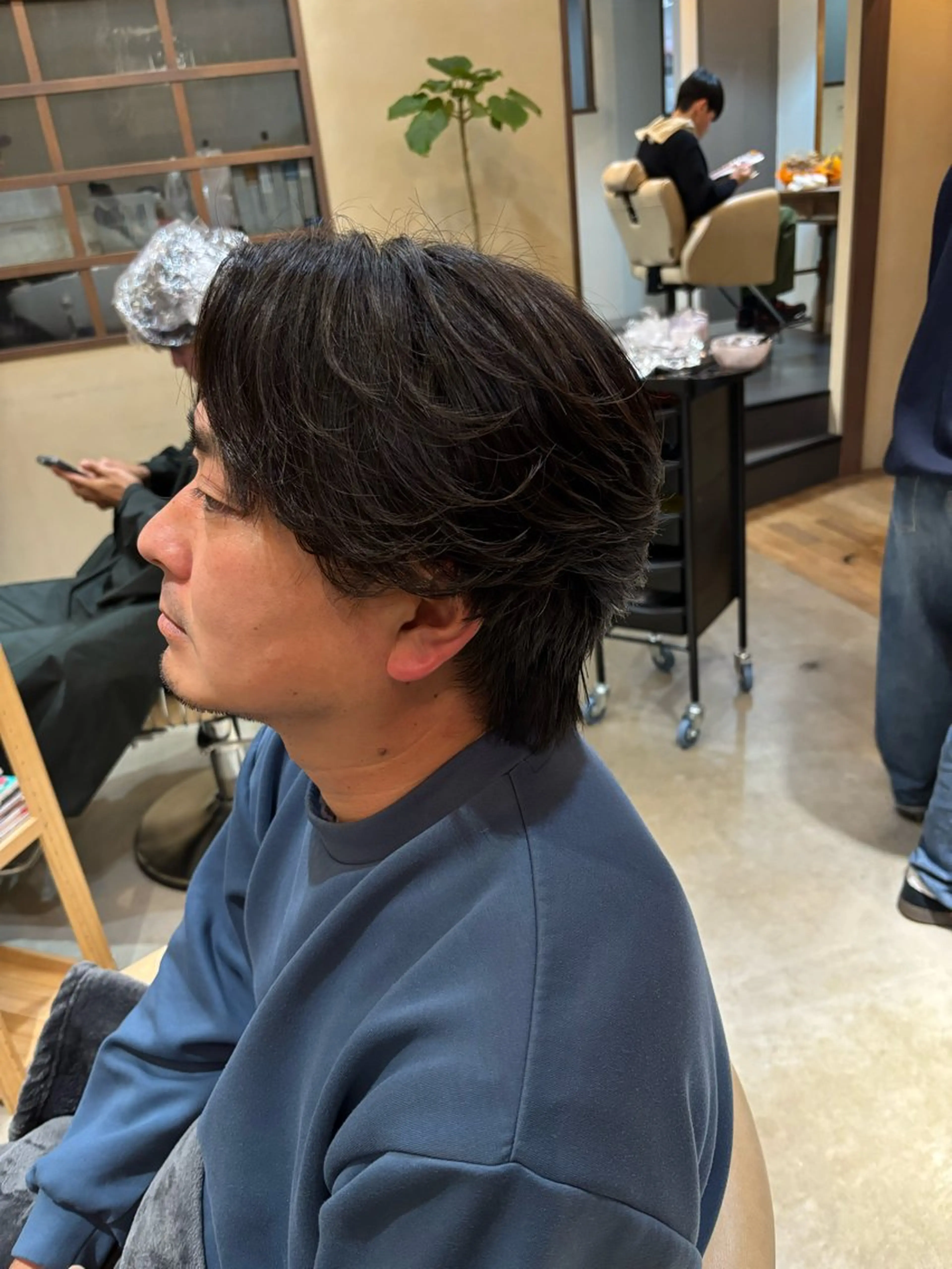 ショート メンズ カット パーマ 鹿児島 TSUBASAのヘアスタイル