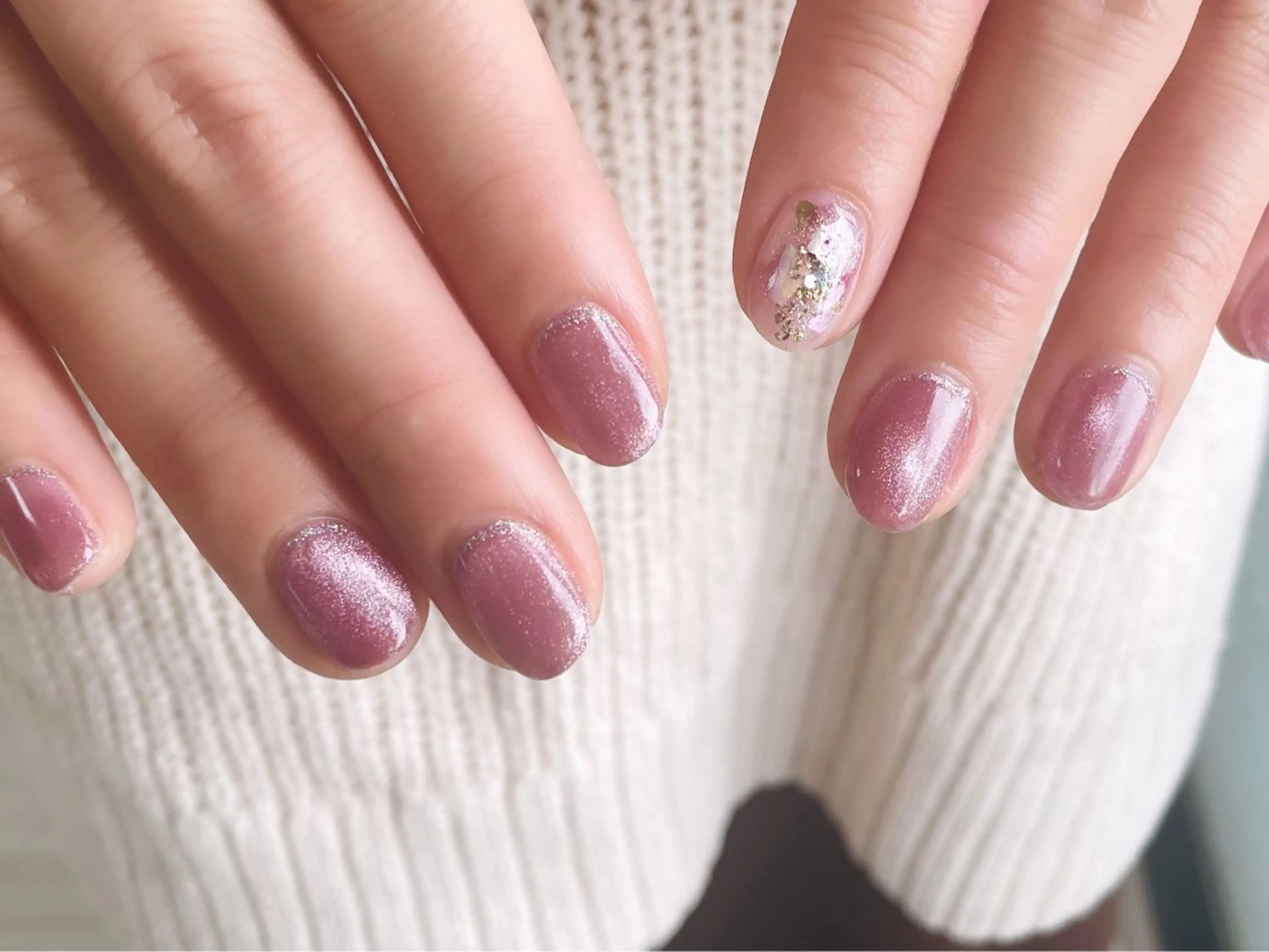 ハンドネイル💅シンプルコース(オフなし)✨アート4本程度の写真