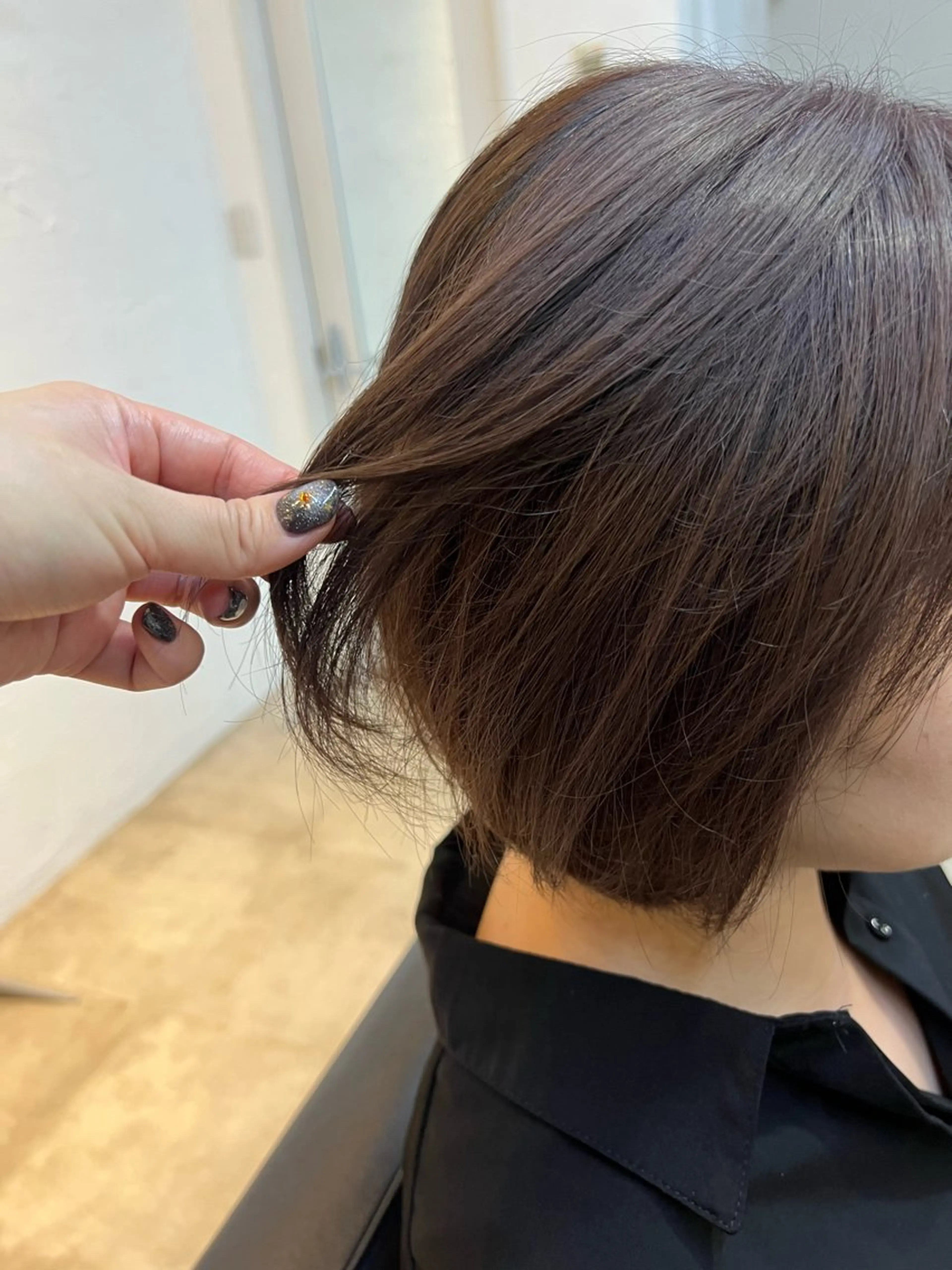 ショート カラー 🥀韓国ヘア🥀 宮津真菜のヘアスタイル