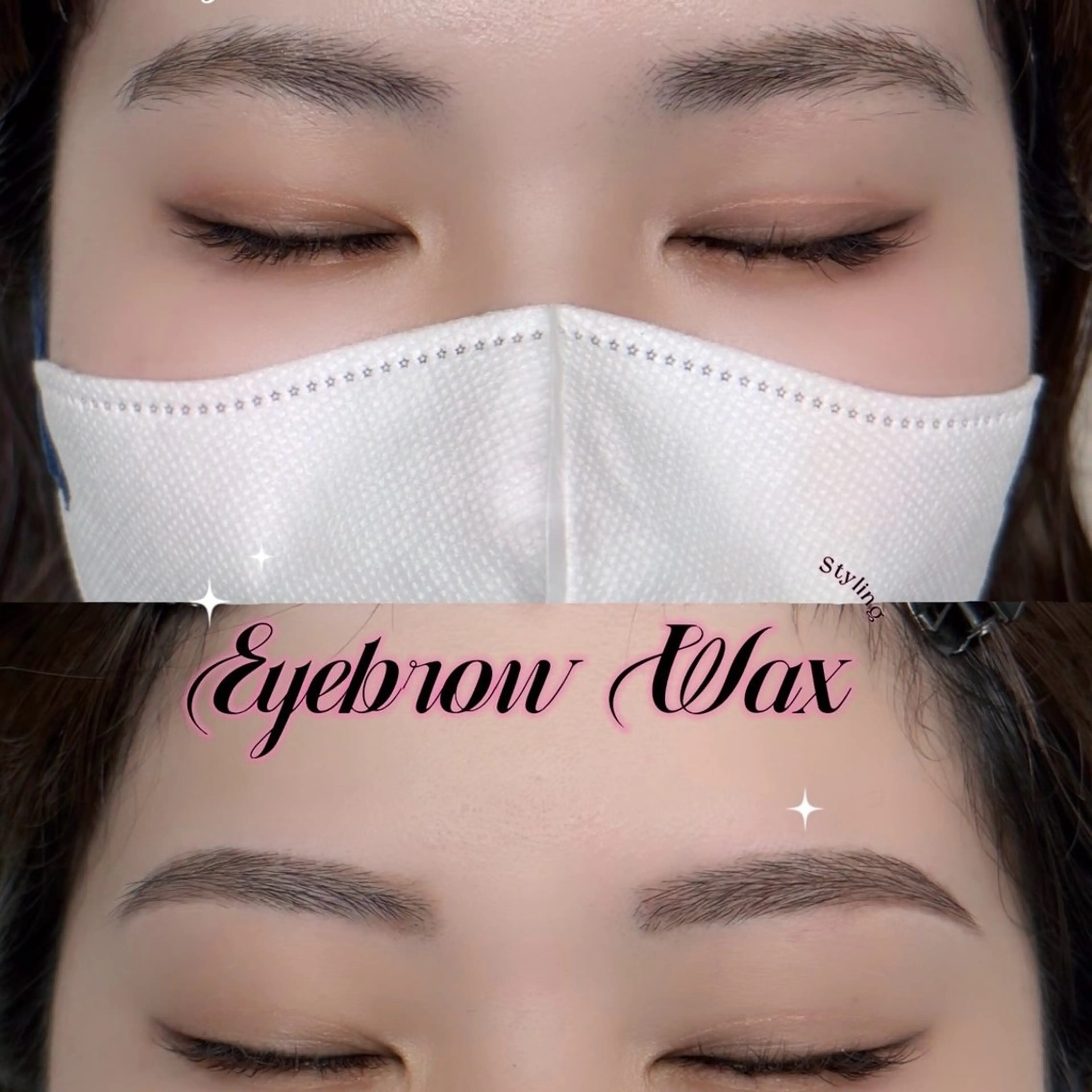 眉毛ワックススタイリング(毛量調整アリ) ⭐️リピーターの方+1,000円の写真