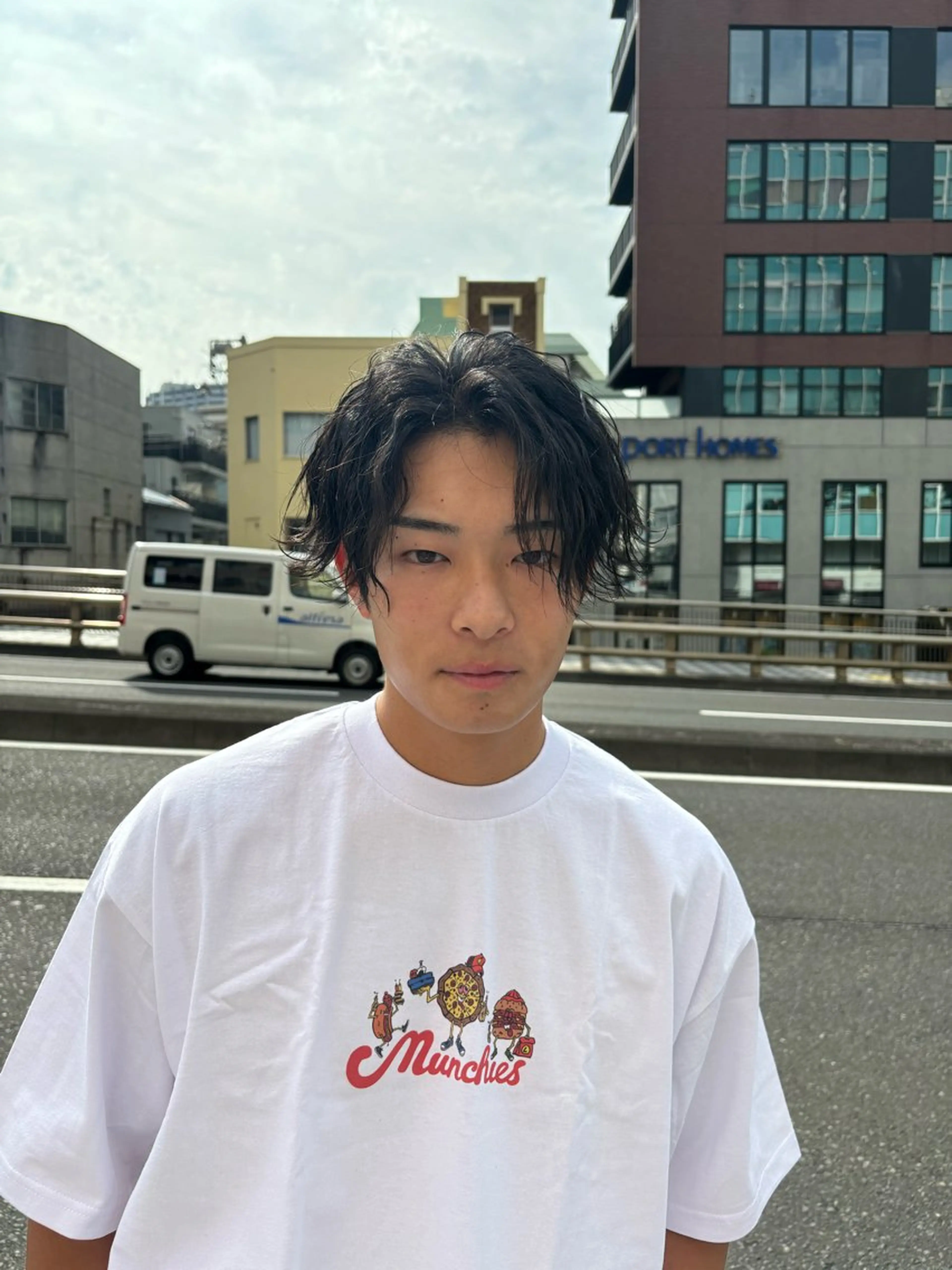 パーマ メンズ メンズパーマ 波巻きパーマ スパイラルパーマ 横浜メンズマッシュ カット/ショウゴのヘアスタイル