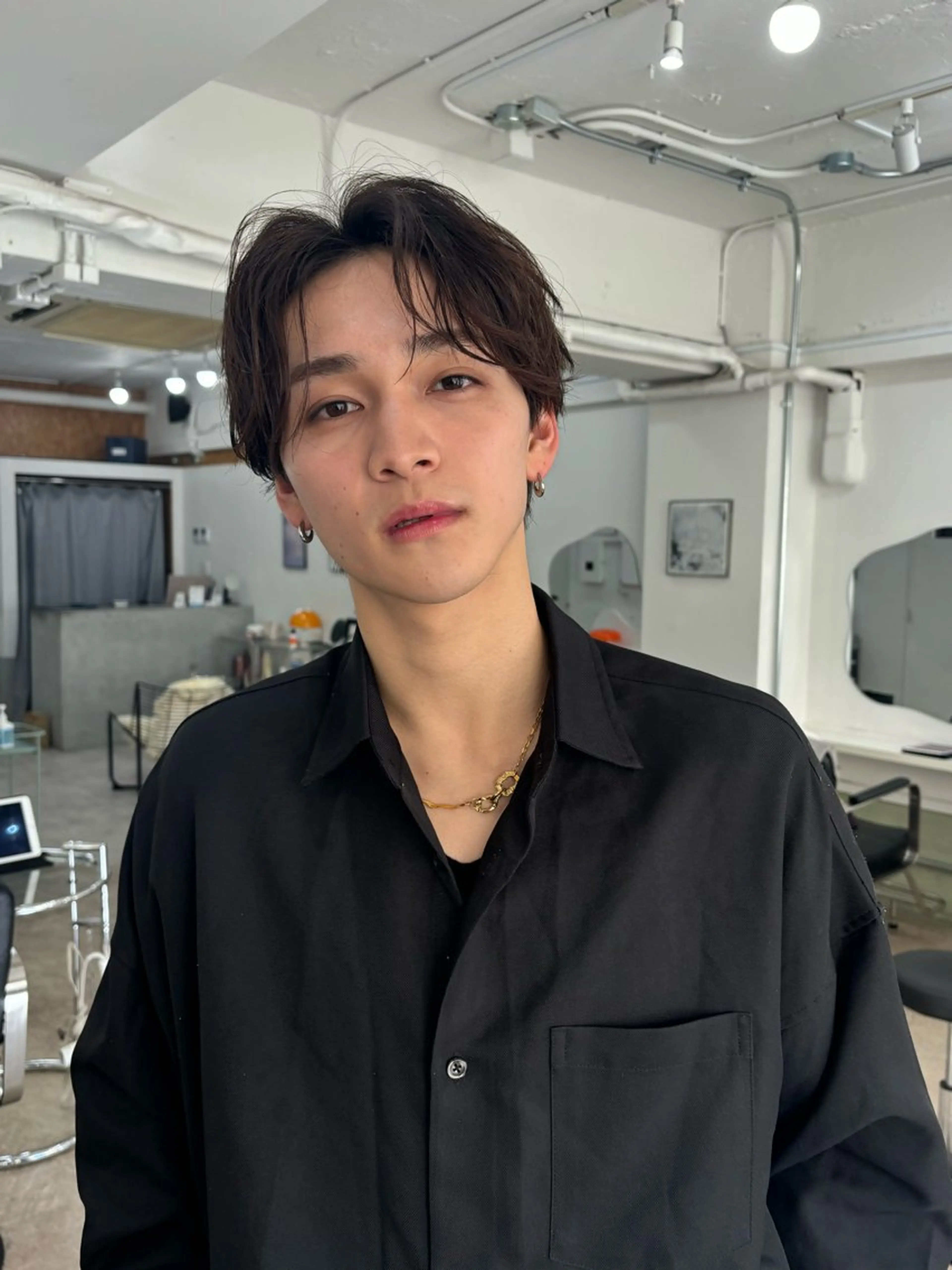 メンズ カット パーマ 横浜メンズ特化 田中リョウのヘアスタイル