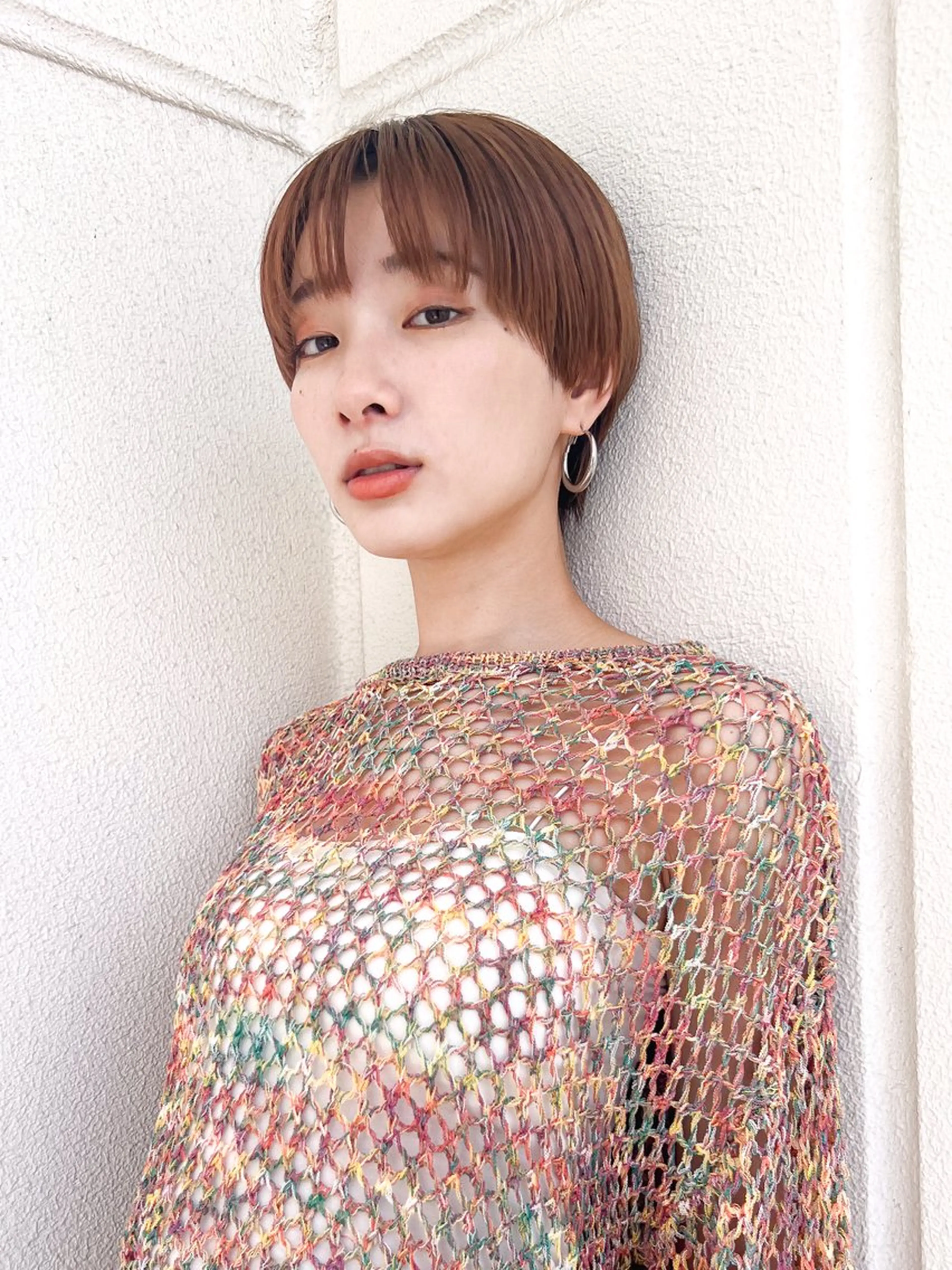 ショート カラー ヘアアレンジ BASSA 石神井公園店のヘアスタイル