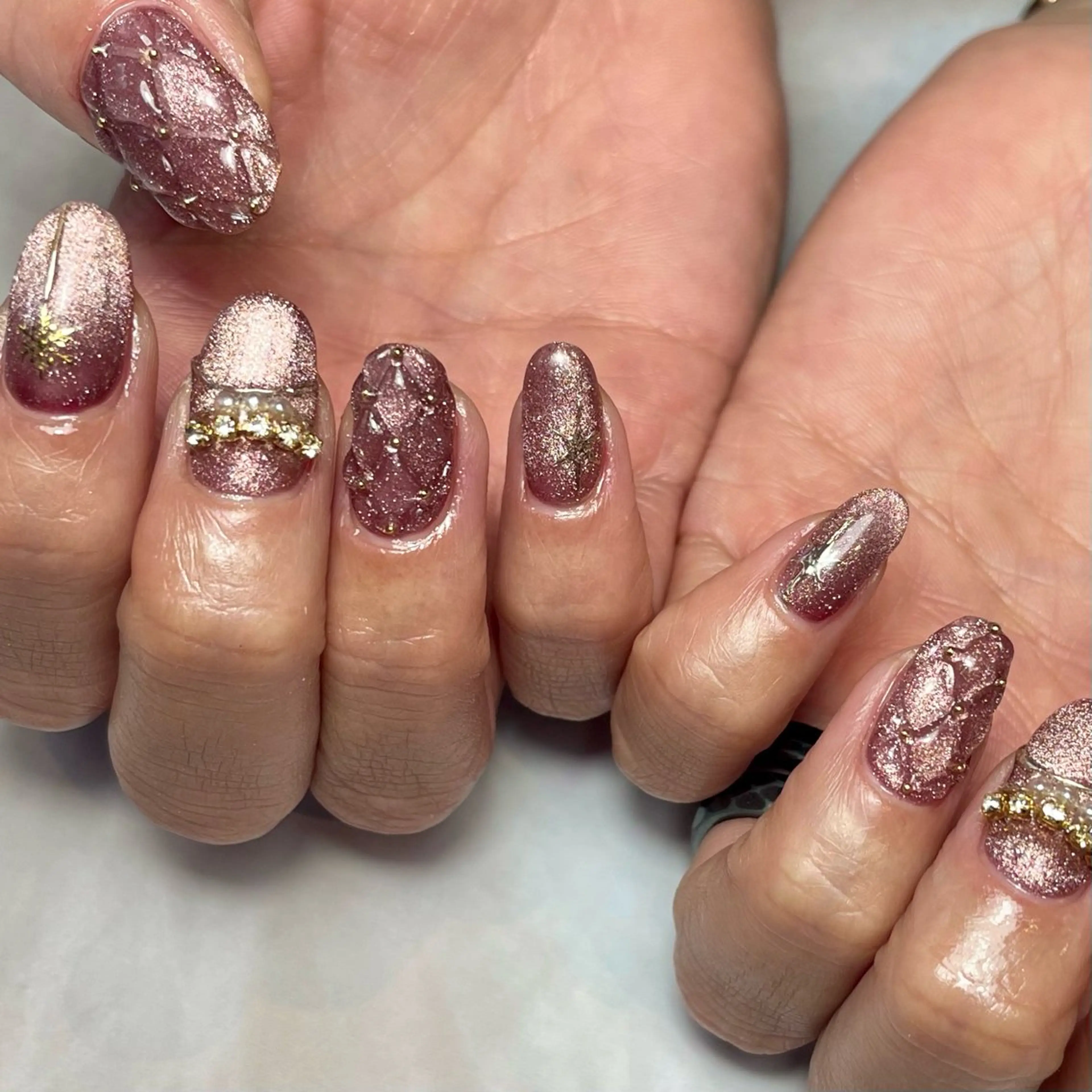 ネイル ワンカラーネイル ハンドネイル Reflection marikoのネイルデザイン