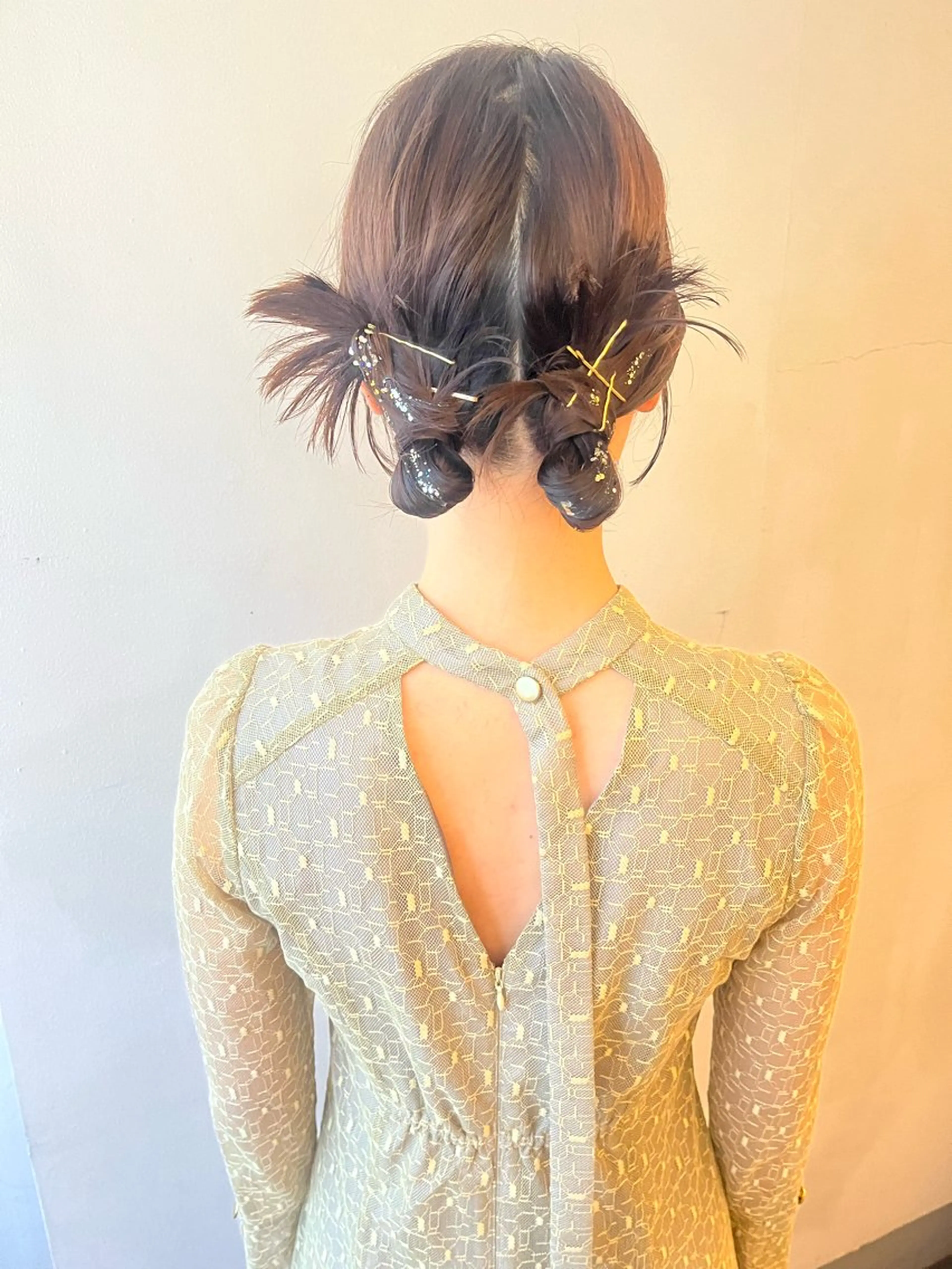 ミディアム ヘアアレンジ ヘアセット ⭐️ アユミ⭐️のヘアスタイル