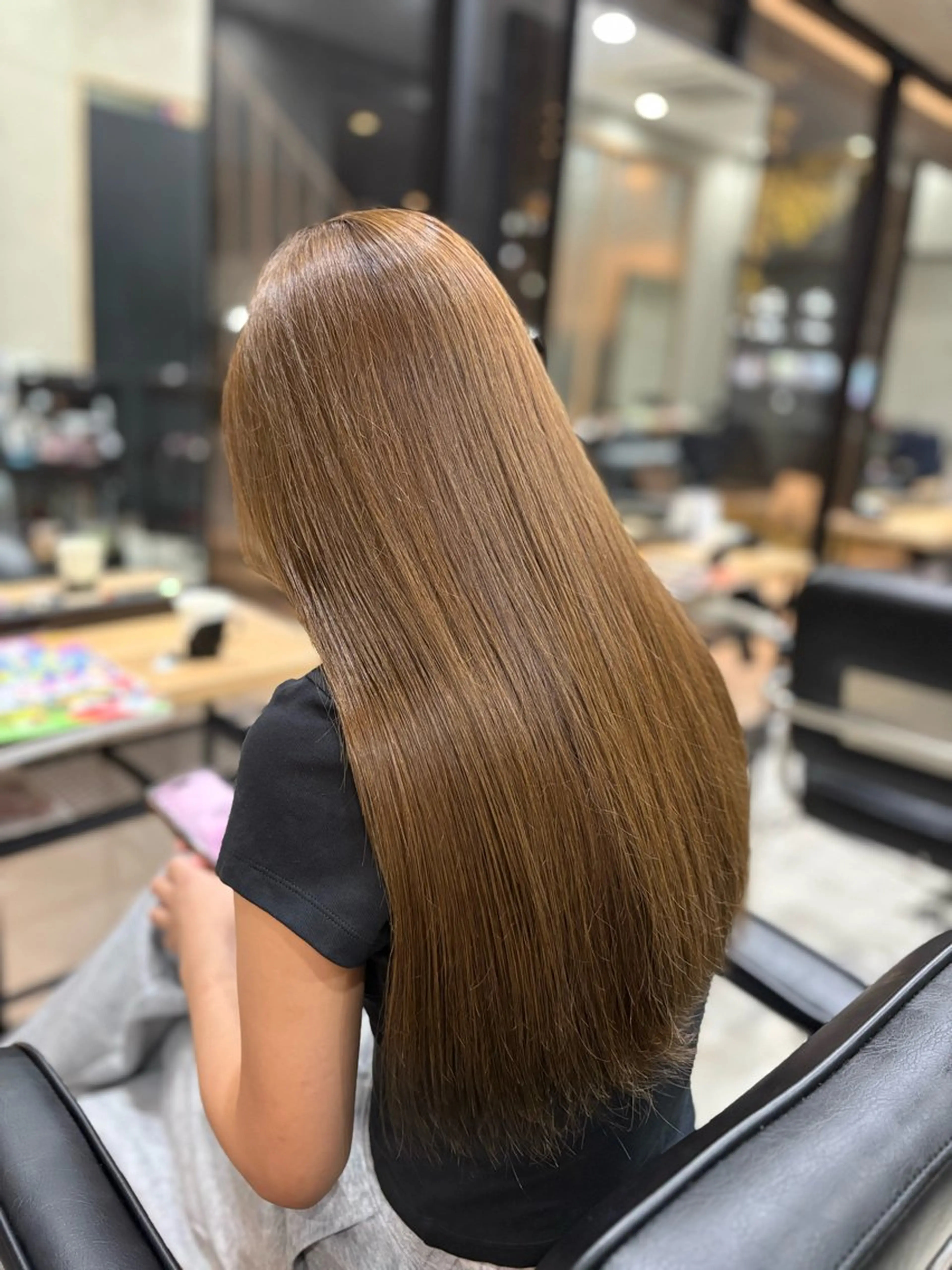 カラー ベージュカラー ヘアカラー トリートメント la  fith  hair  too.倉敷店所属・かわうち れなのヘアスタイル