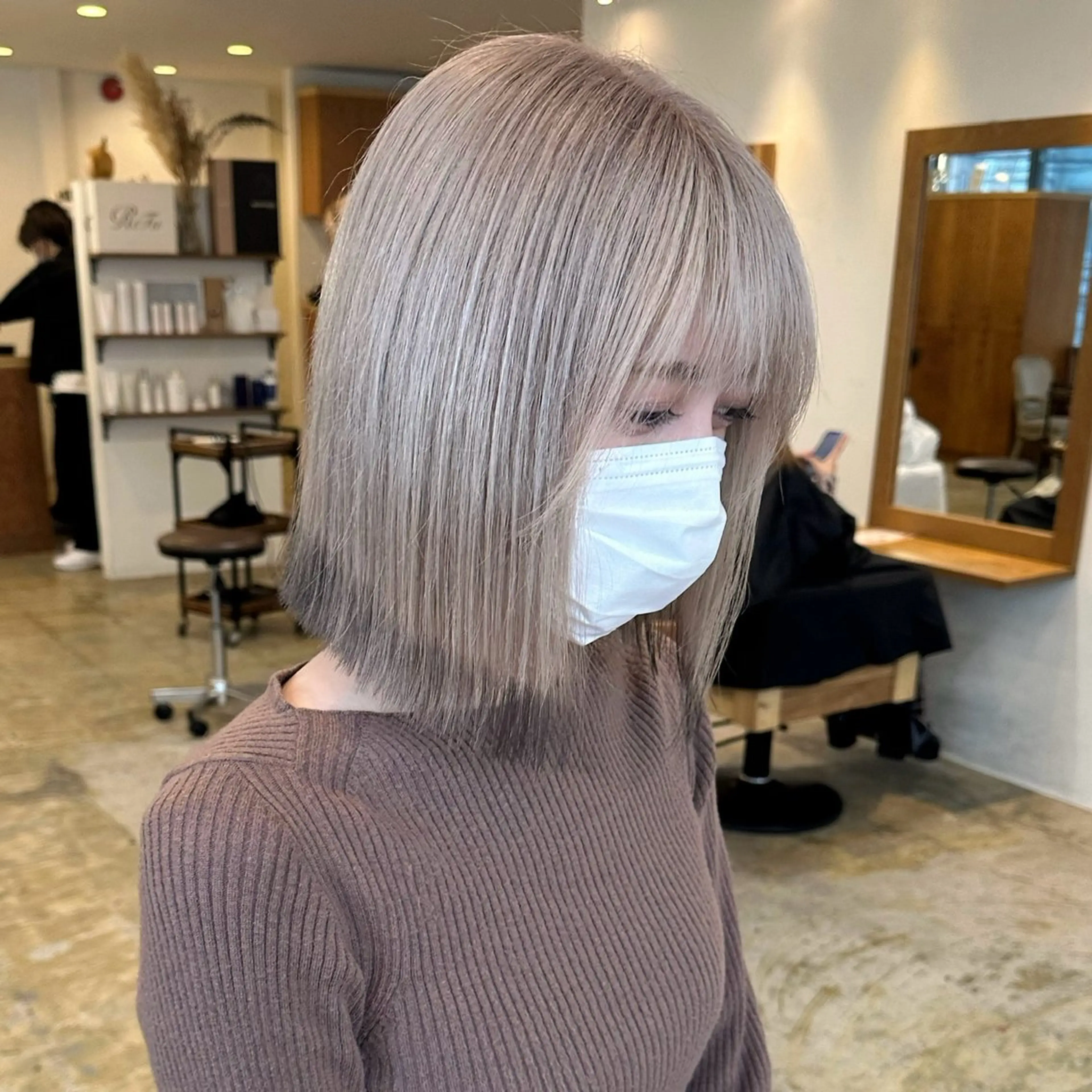 ショート 梅田／ボブカット ／サイバアサトのヘアスタイル