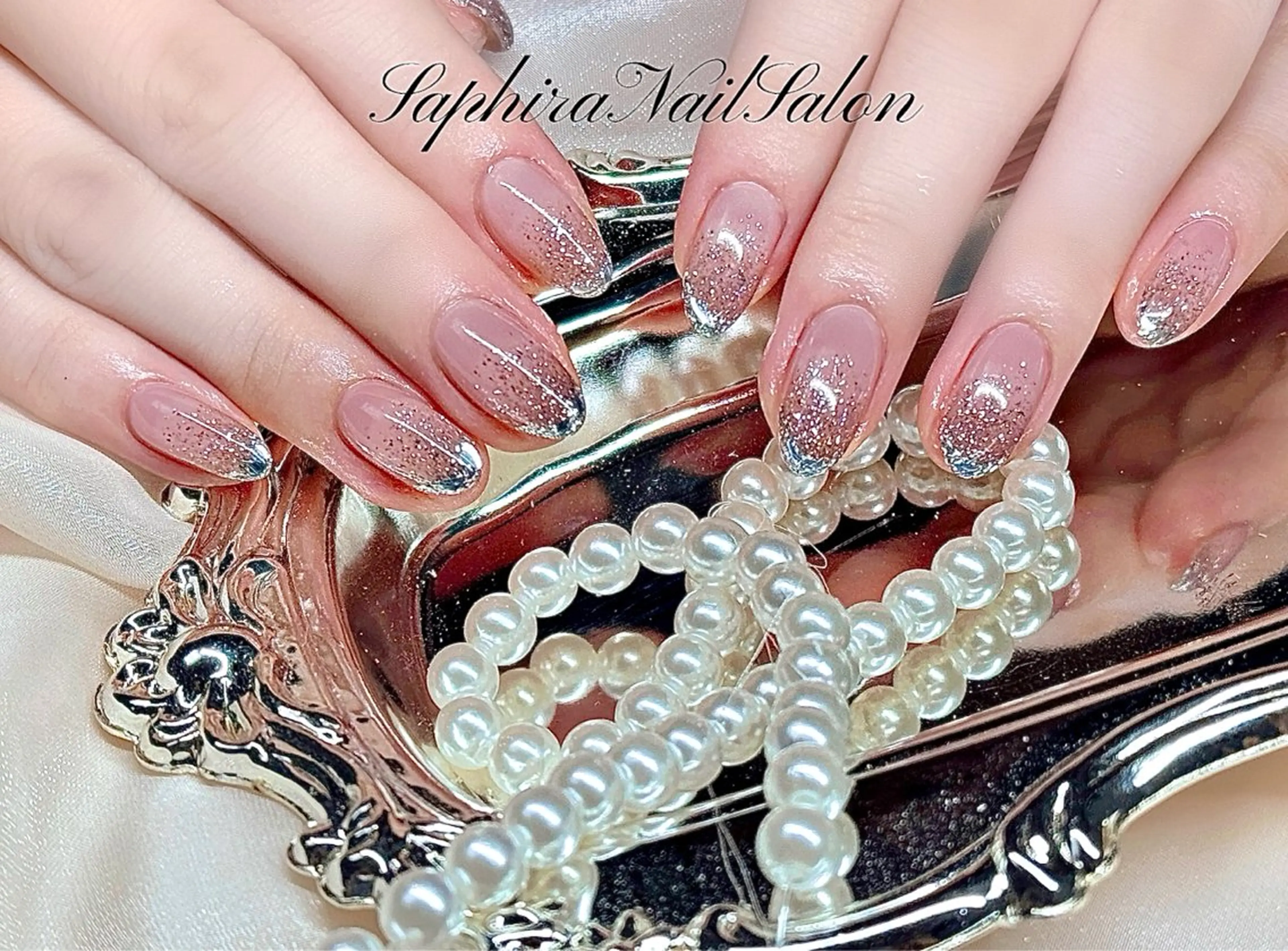 カラー ハンドネイル Saphiraネイル サロン錦糸町のネイルデザイン