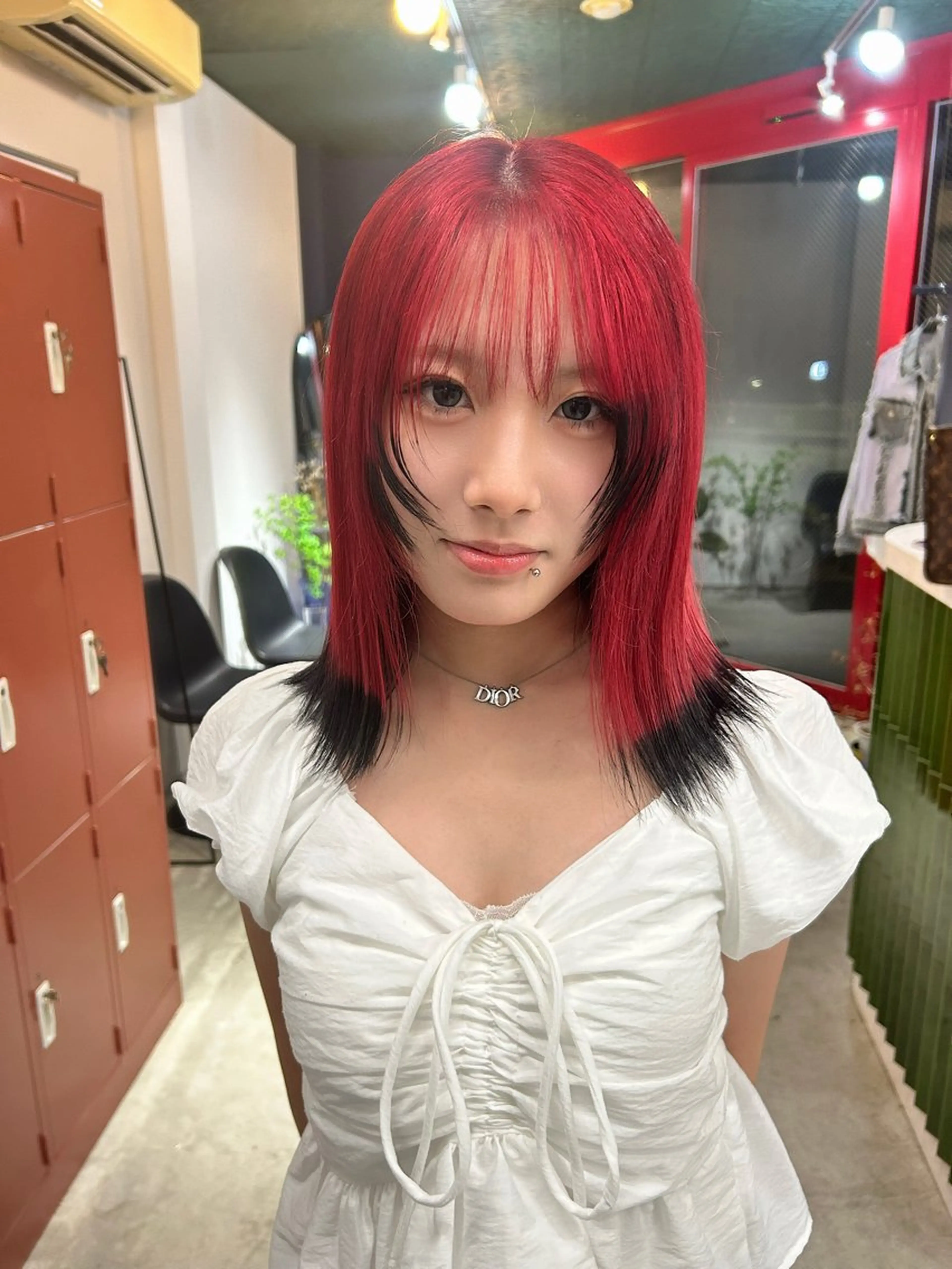 ミディアム カラー ナチュラル・ハイトー ン🏆HINOKIのヘアスタイル