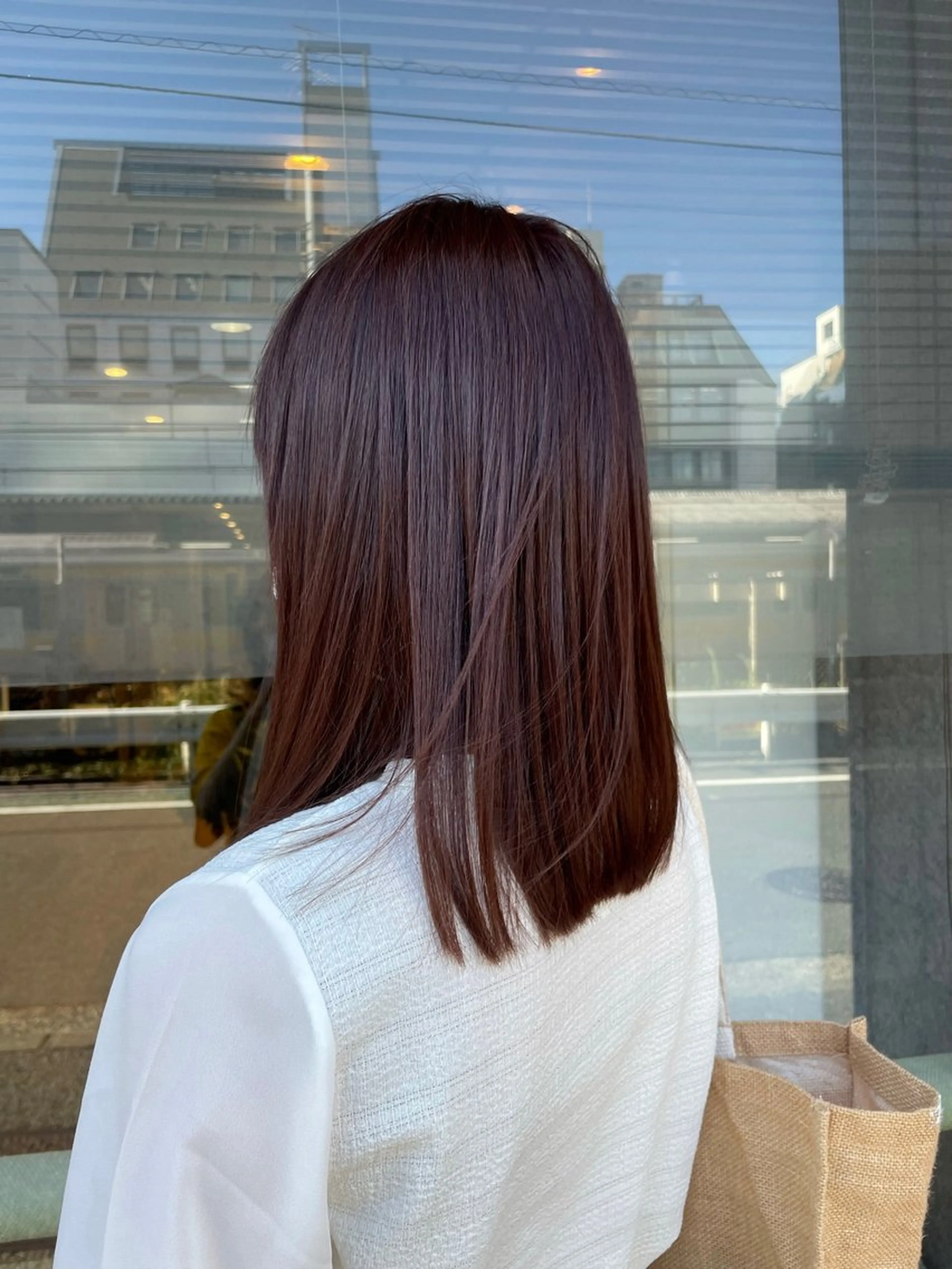 セミロング カラー ブラウンカラー 髪質改善/Bloss om🌷高橋沙衣のヘアスタイル