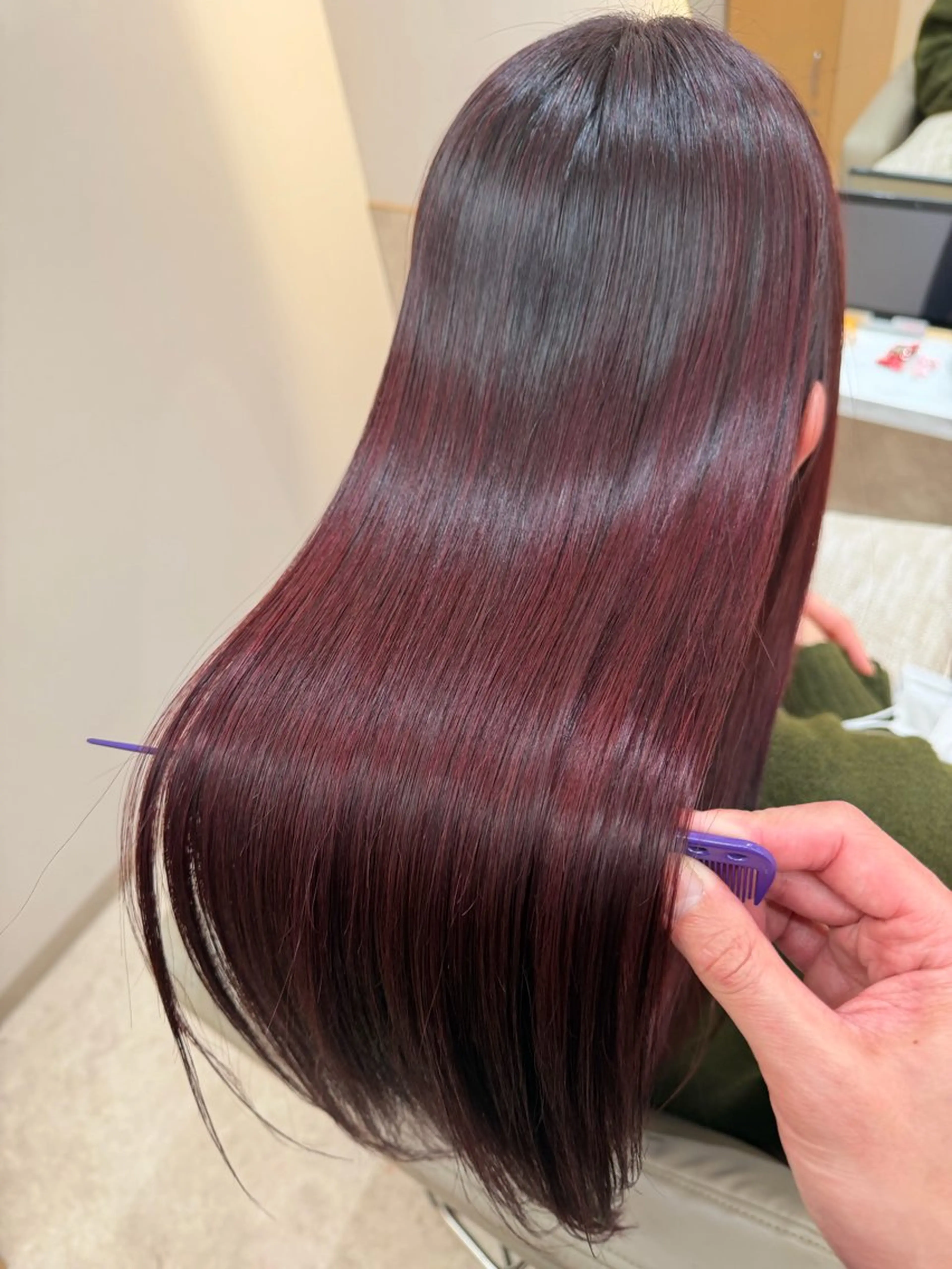 ロング カット 縮毛矯正 髪質改善/縮毛矯正/ 🌟櫻井🌟のヘアスタイル