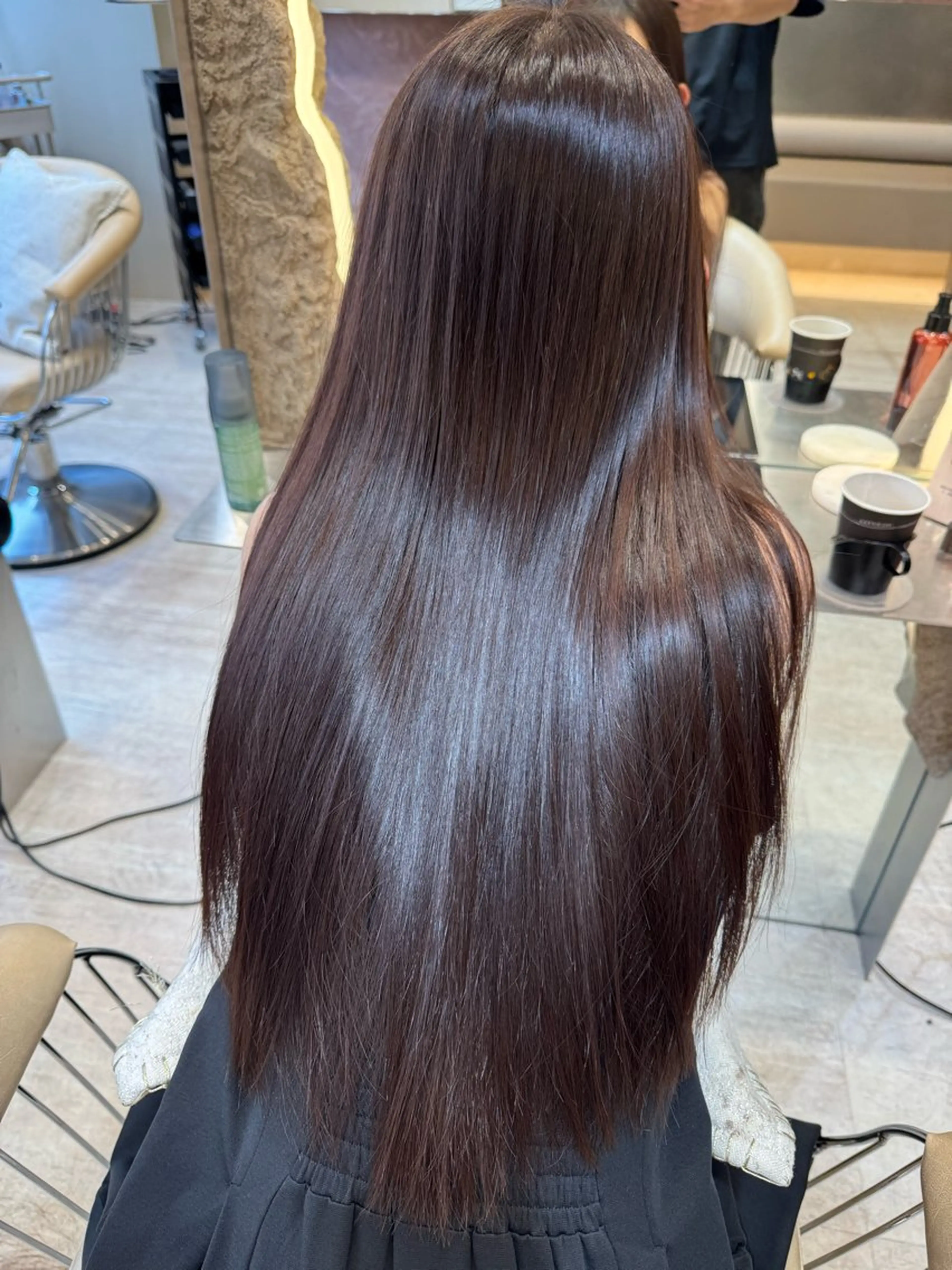 ロング 池袋/韓国/レイヤー 髪質改善/村上けいとのヘアスタイル