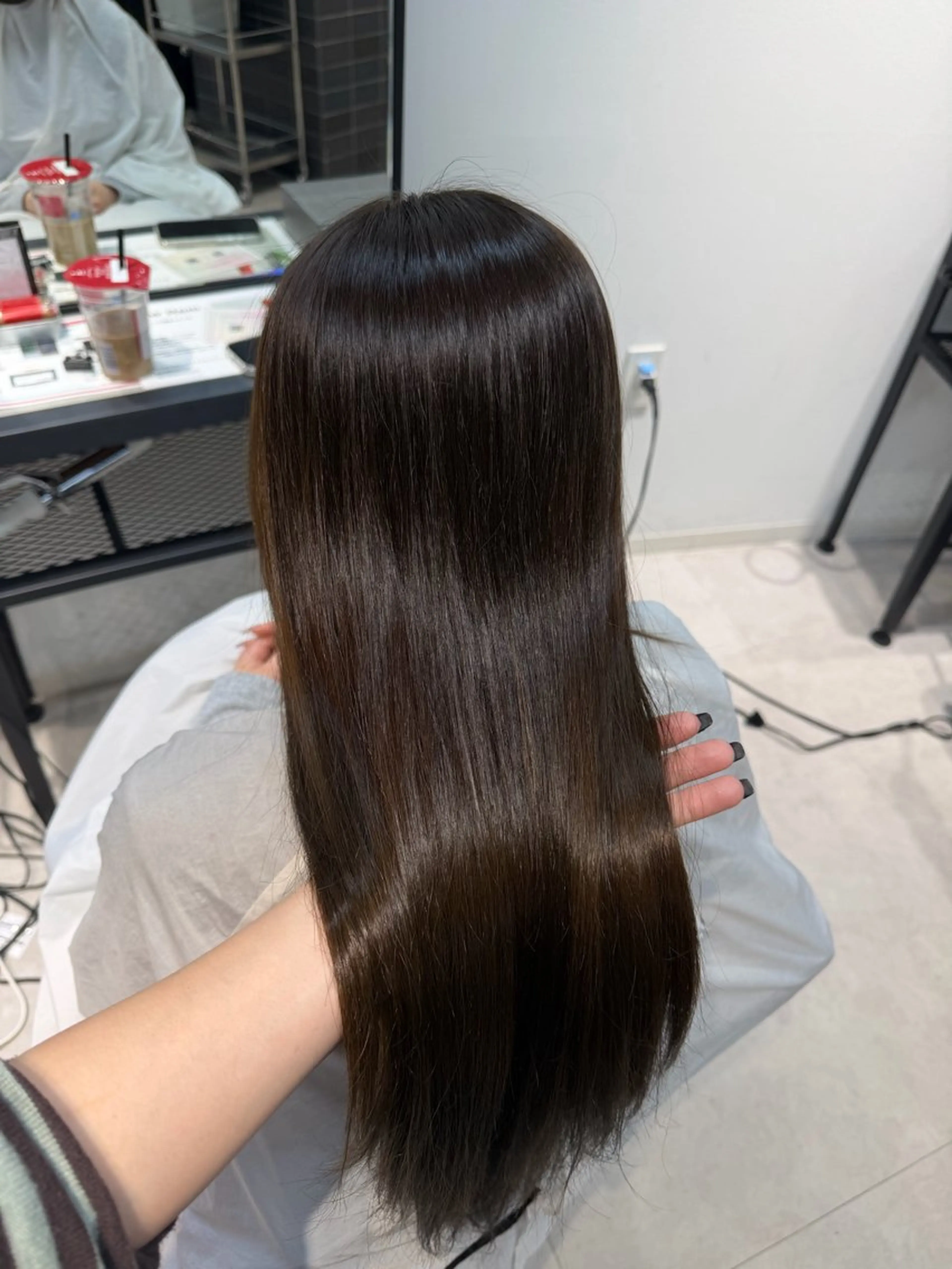 ロング カラー ヘアカラー トリートメント 梅田／髪質改善カラー caho💙のヘアスタイル