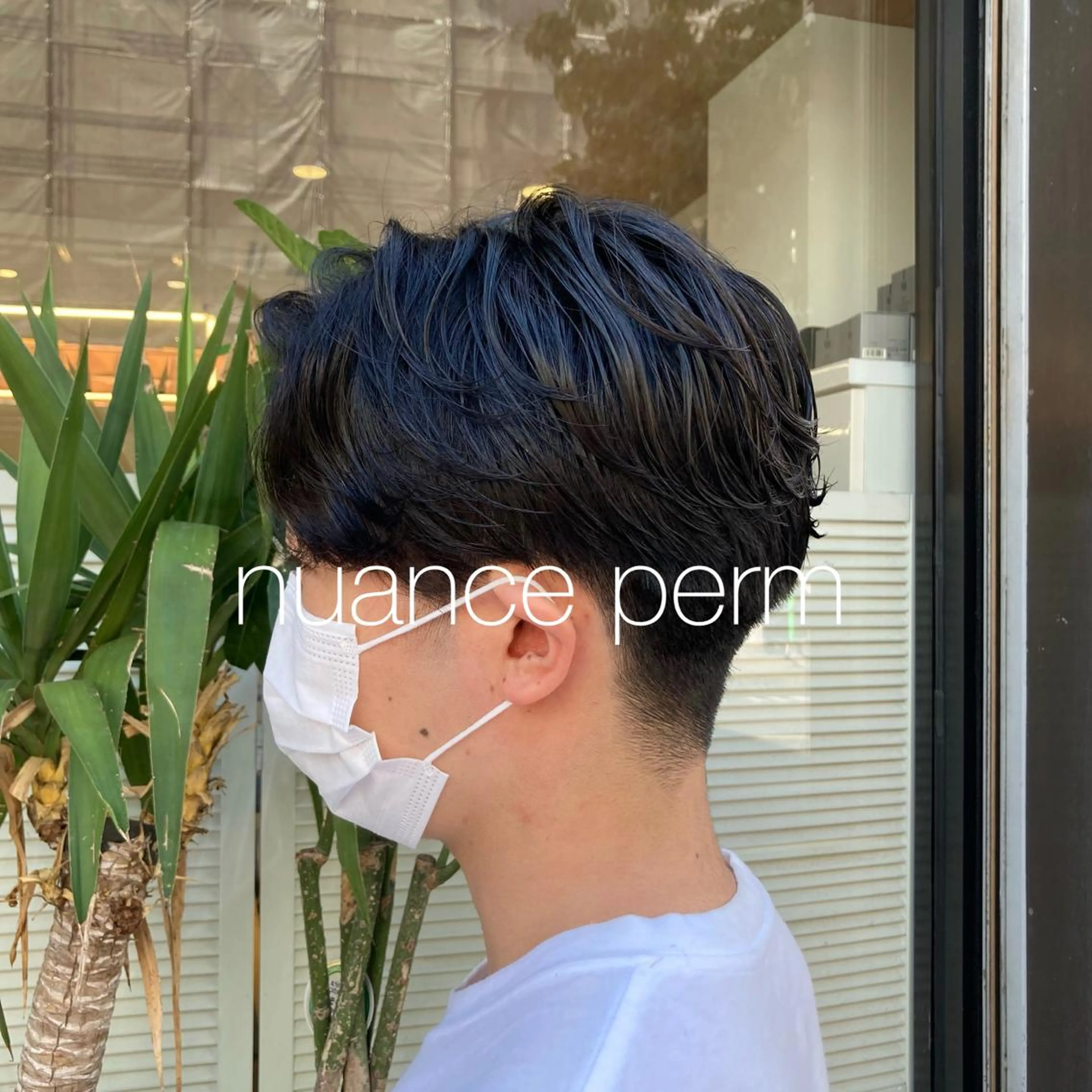 パーマ メンズ カット パーマ さかもと あかりのヘアスタイル