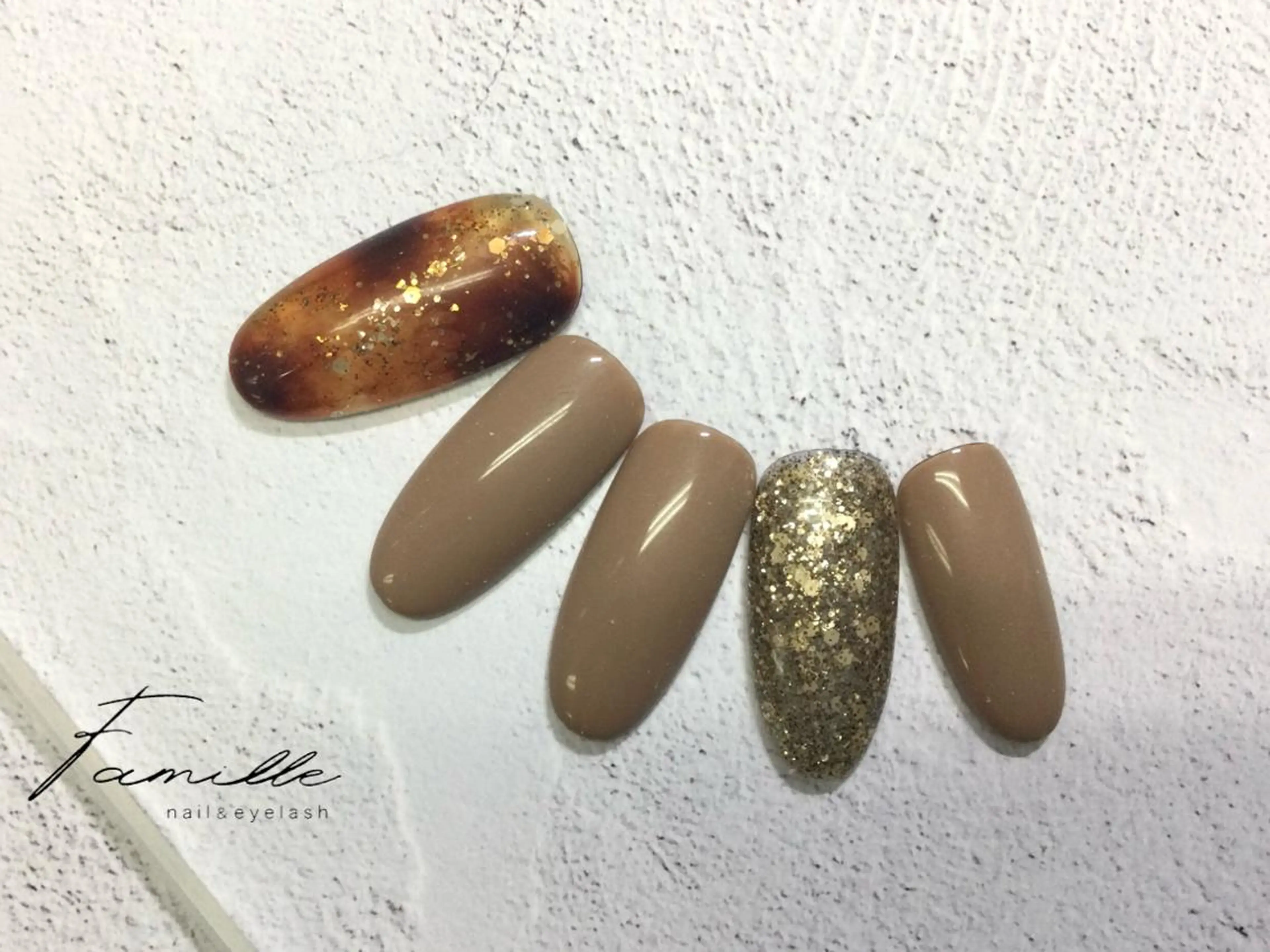 【デザイン指定練習モデル】べっ甲ネイルデザイン¥1580🤍写真のデザインになります！カラー変更ＯＫ✨の写真