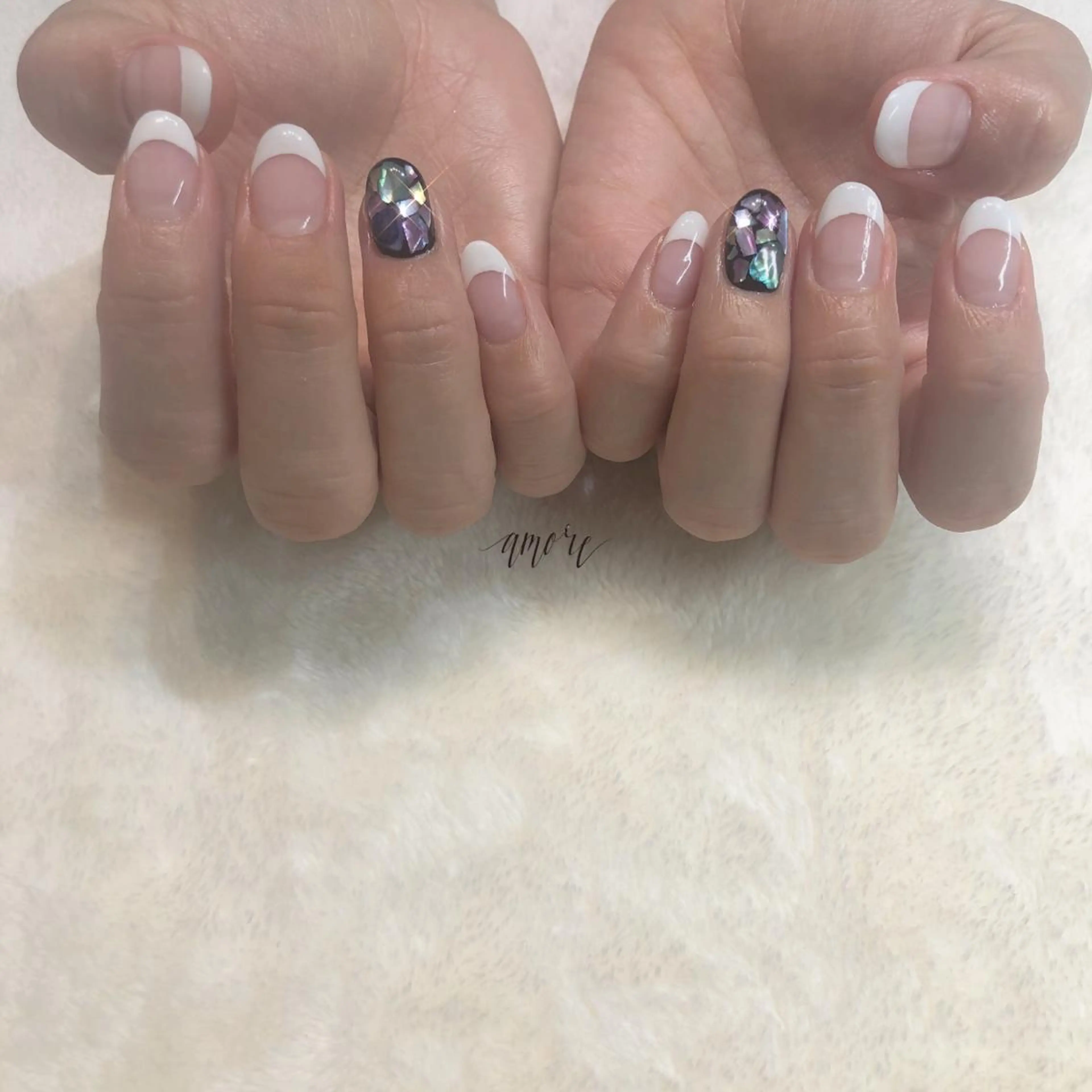 ネイル 入学式 フレンチネイル ジェルネイル ニュアンスネイル 春ネイル You kyehwaのネイルデザイン