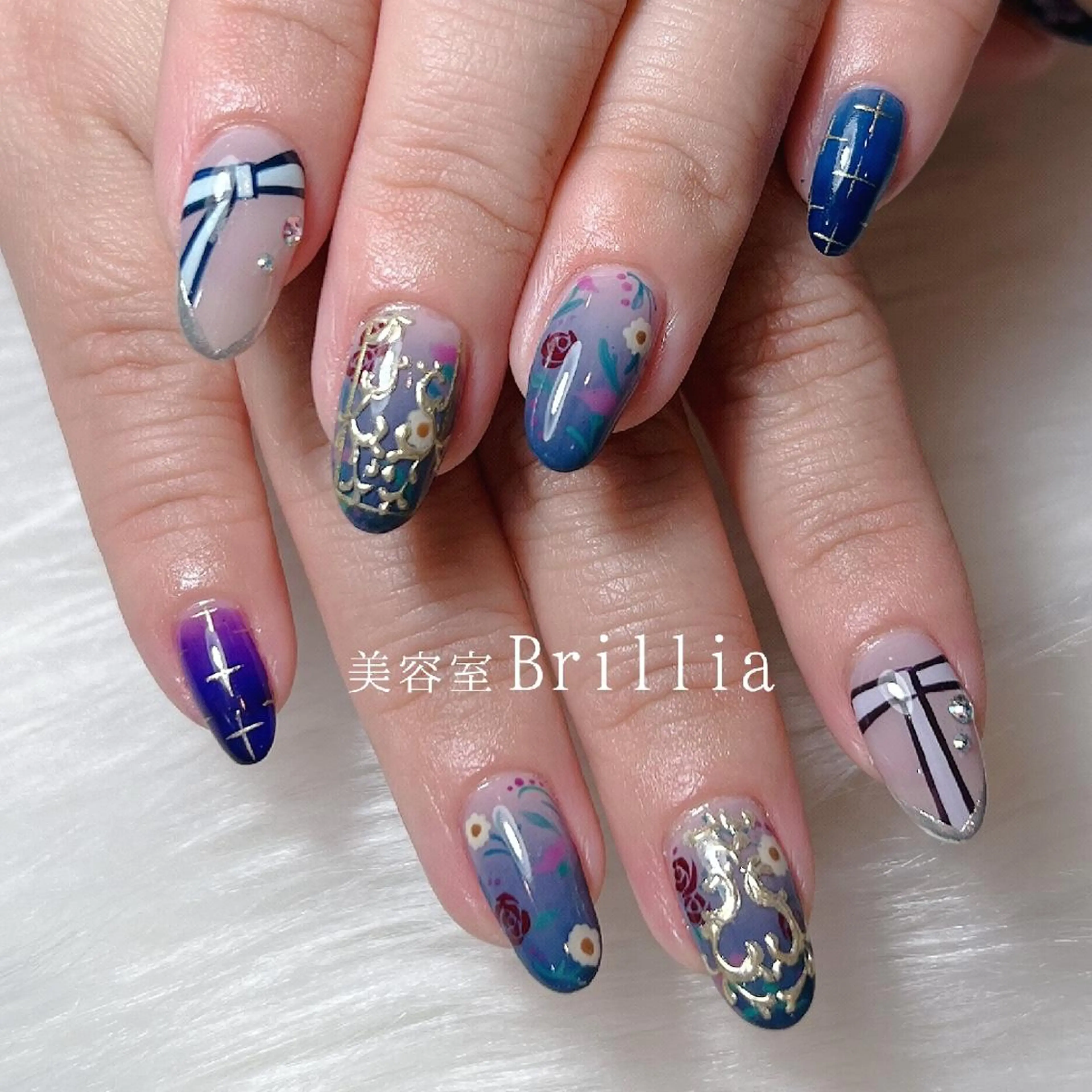 ネイル ハンドネイル 柴田 彩のネイルデザイン