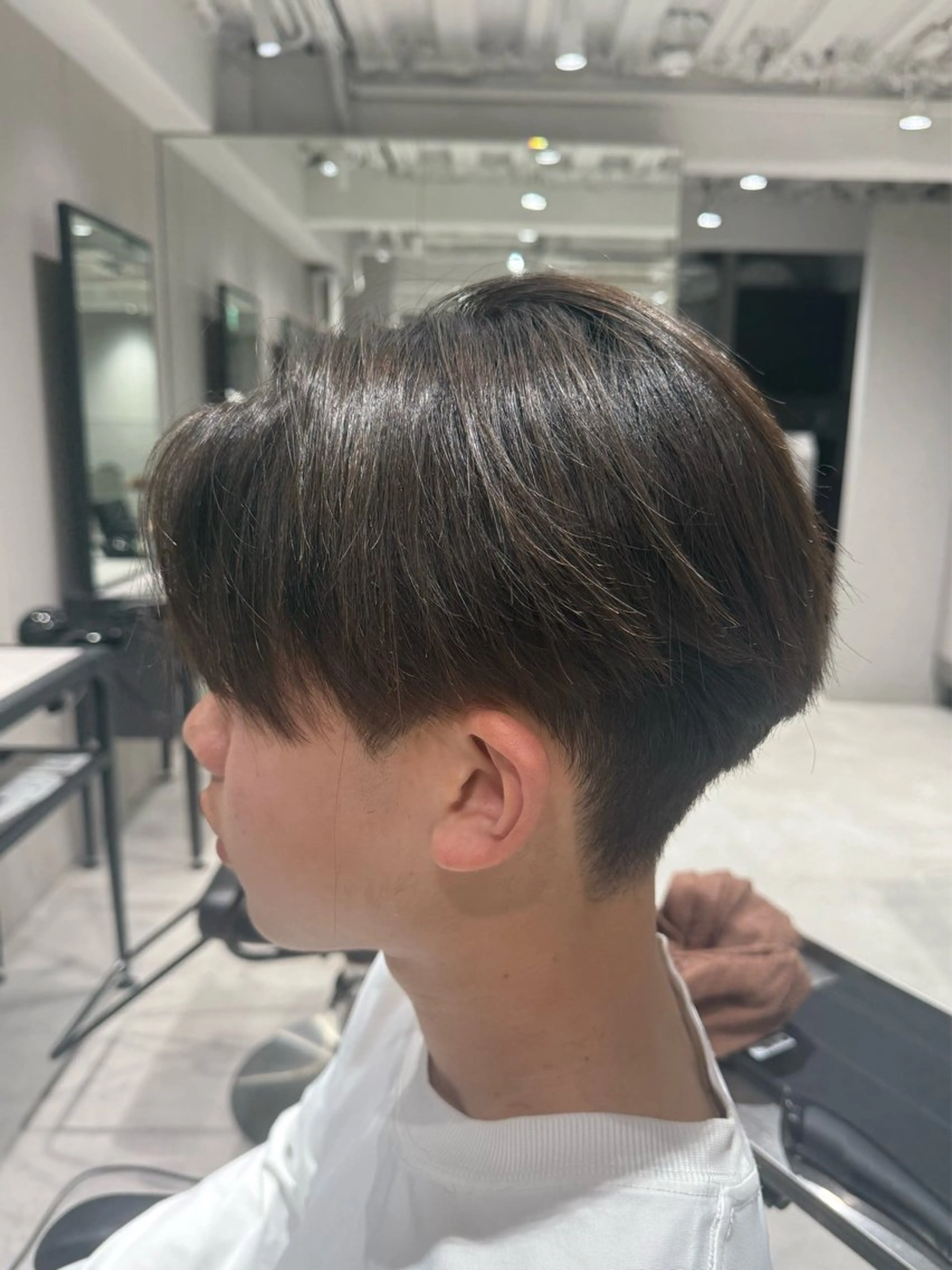 メンズ カット 縮毛矯正 毛流れパーマ/曲がる 縮毛矯正/原田海朱のヘアスタイル