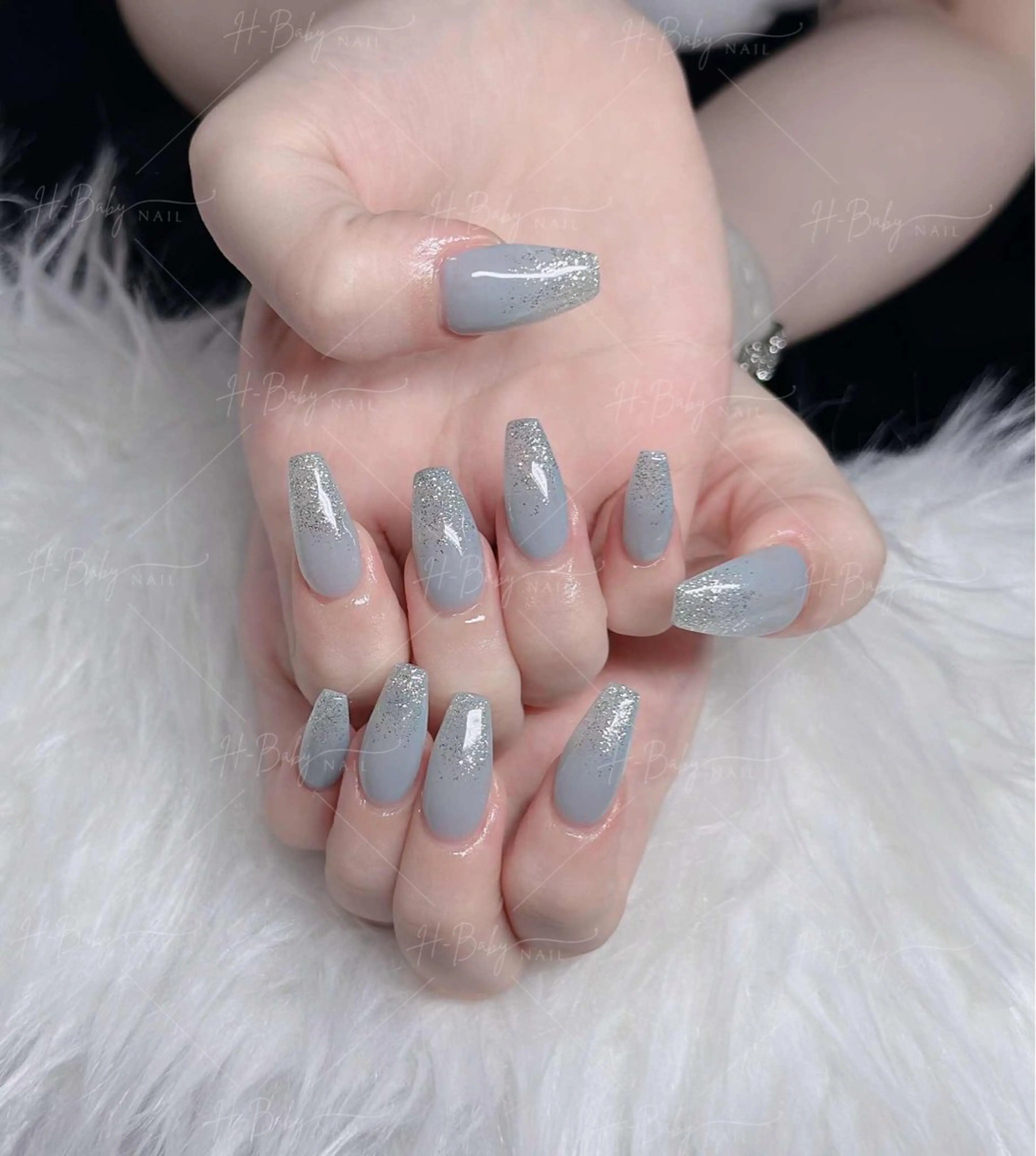 ネイル アートネイル 成人式 ジェルネイル ニュアンスネイル 夏ネイル ハンドネイル neco H.babynailのネイルデザイン