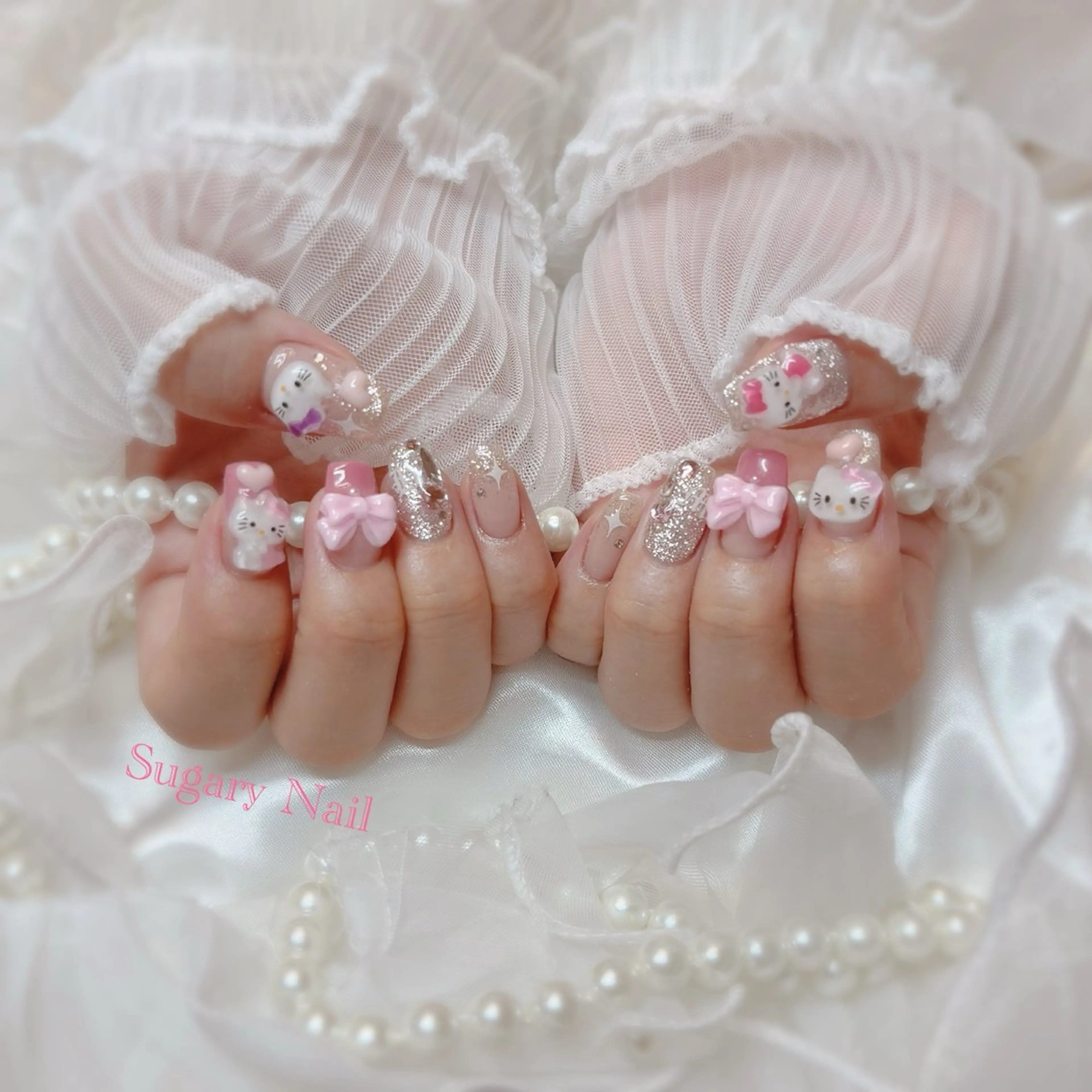 ネイル ハンドネイル SugaryNail Rinaのネイルデザイン