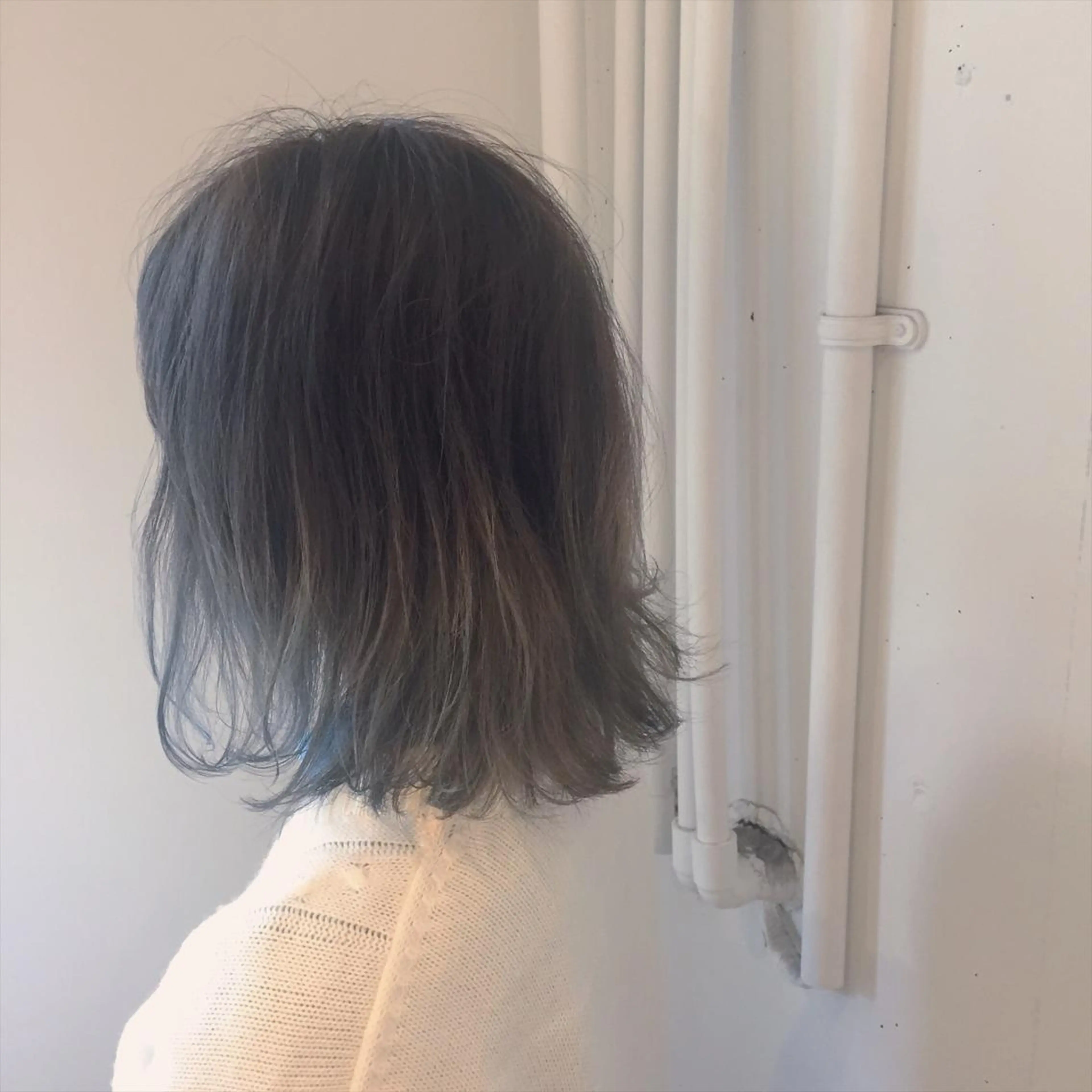 ミディアム 佐藤 旭のヘアスタイル