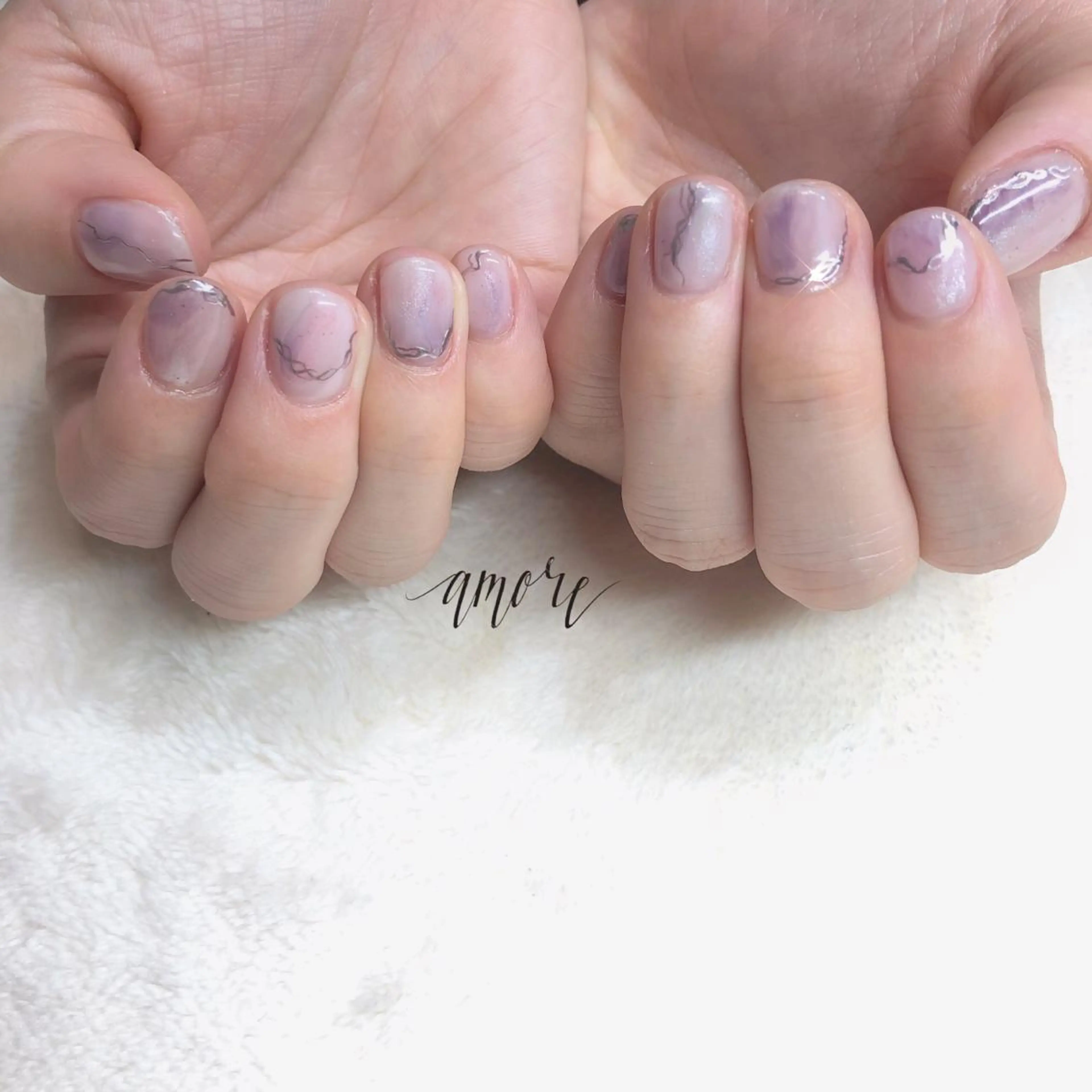 ネイル ジェルネイル ミラーネイル ニュアンスネイル 春ネイル You kyehwaのネイルデザイン