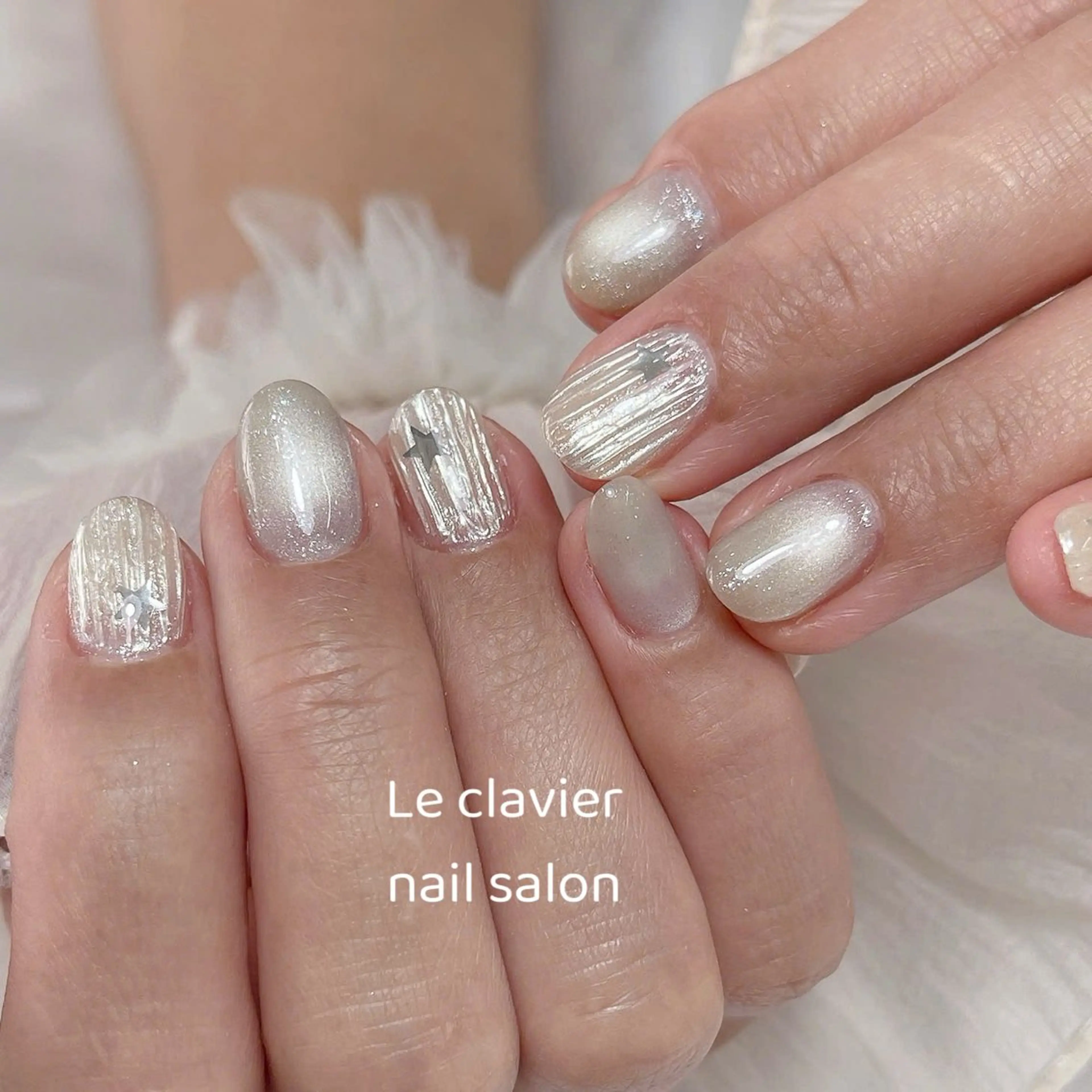 ネイル 長さ出し ジェルネイル パラジェル スカルプネイル ソフトジェル Mina Nailのネイルデザイン