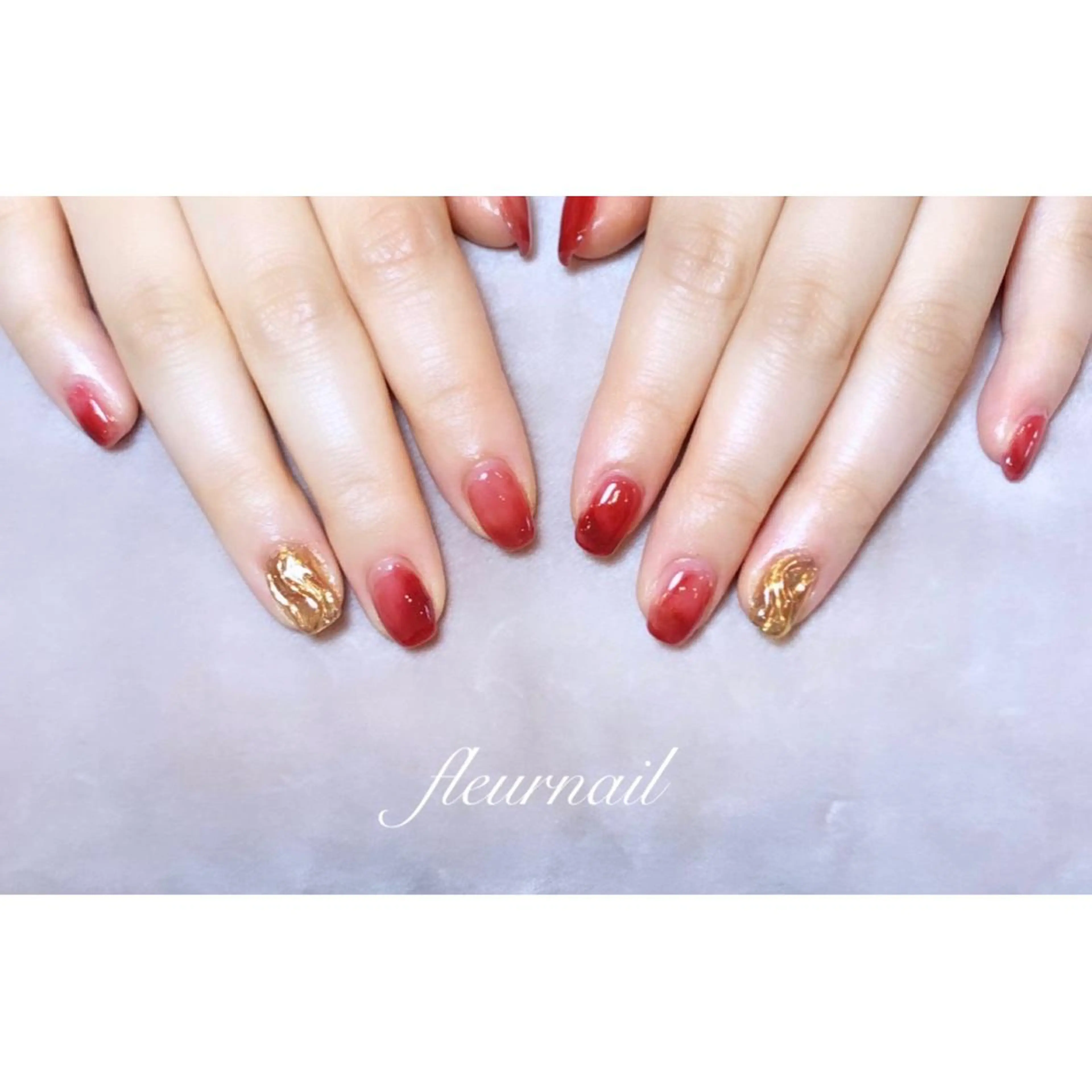 ネイル 【パラジェル登録サロン】nail pollen所属・fleurnail miuraのネイルデザイン