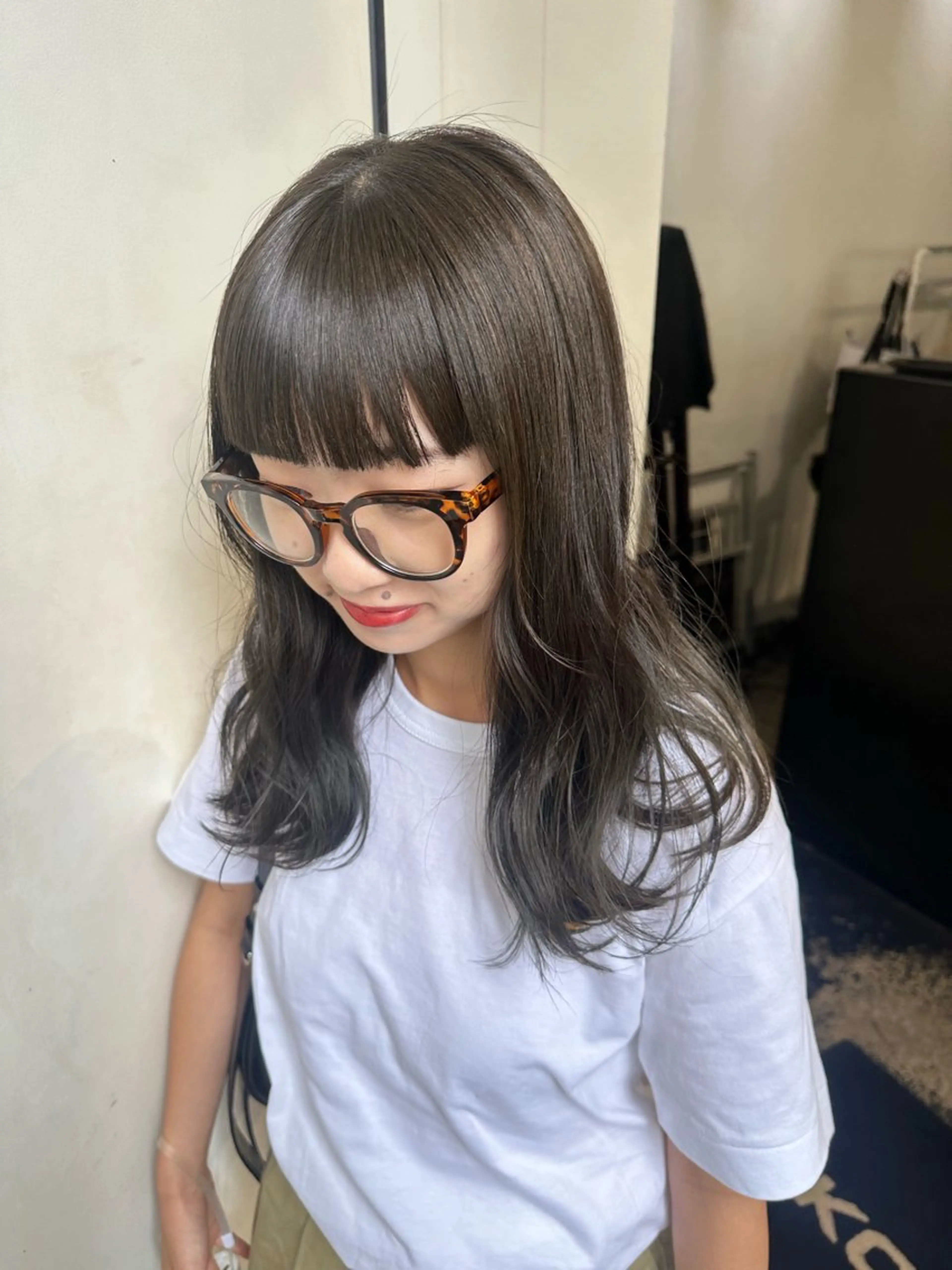 セミロング カラー カット ヘアカラー トリートメント レイヤーカット/艶髪 ✨💭KIRARIのヘアスタイル