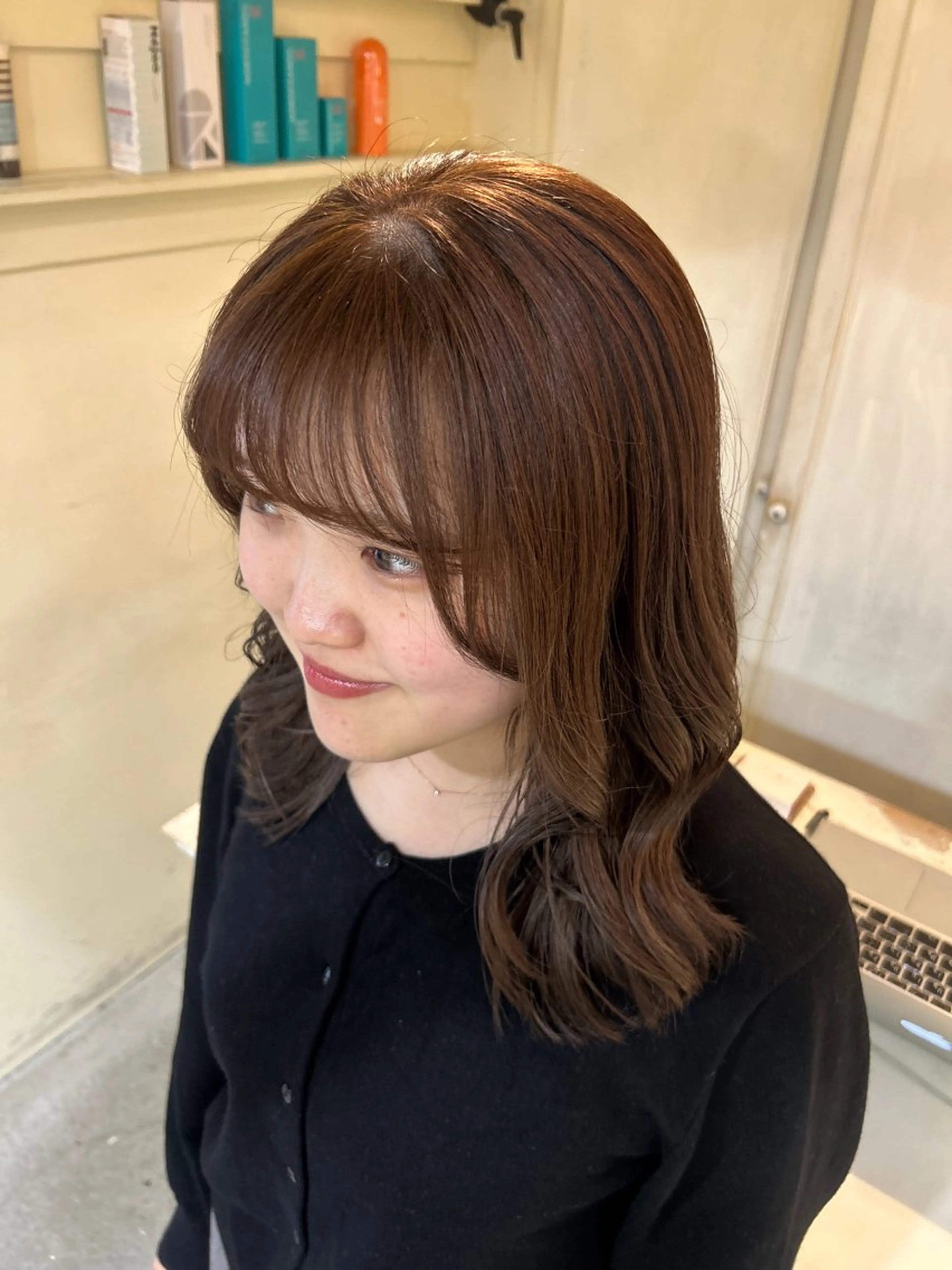 セミロング カラー 【roro】 karinのヘアスタイル