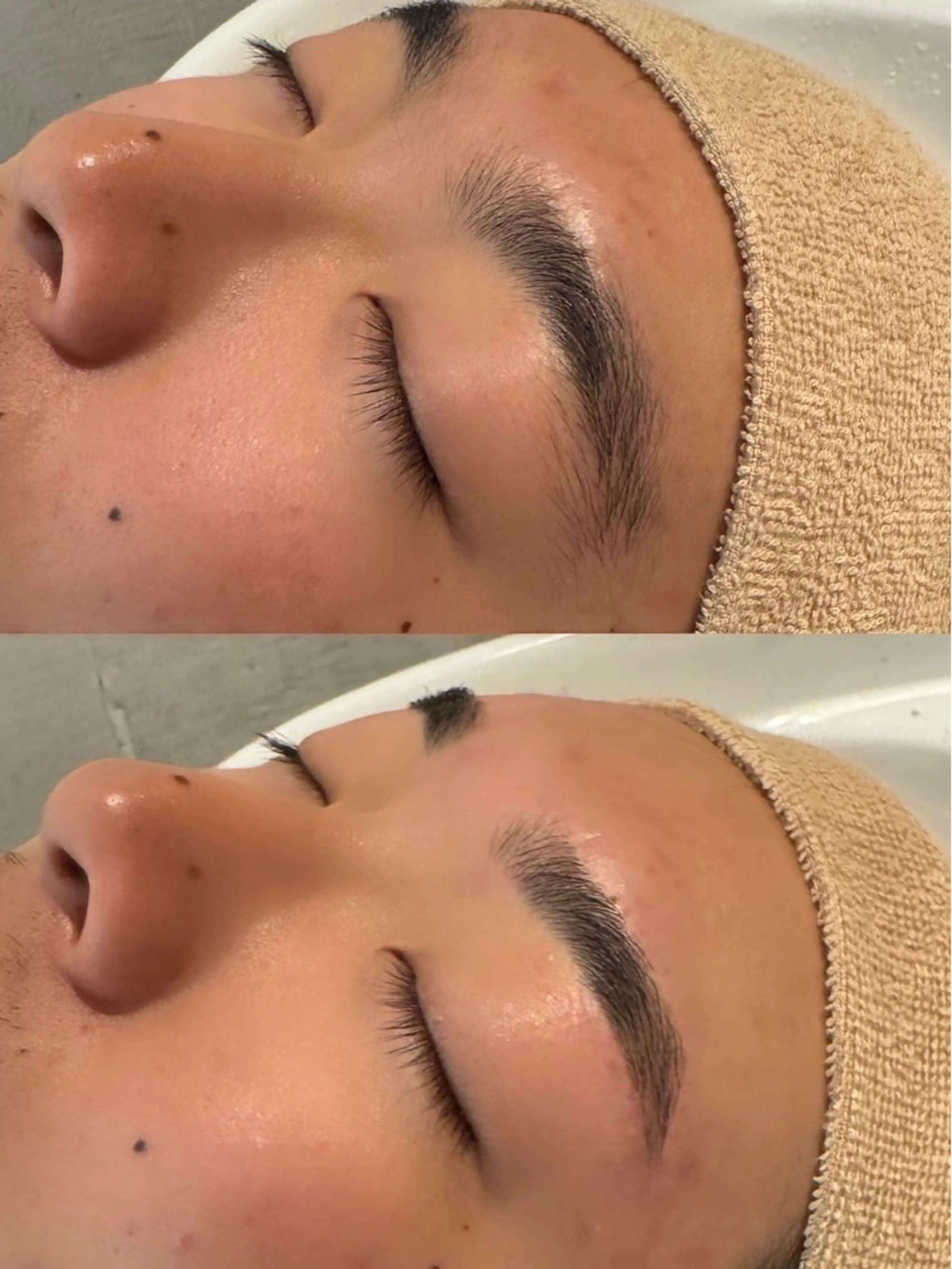 アイブロウ ワックス脱毛 men's salon dot.tokyo 町田本店所属・小椋 紫穏の眉毛・アイブロウイメージ