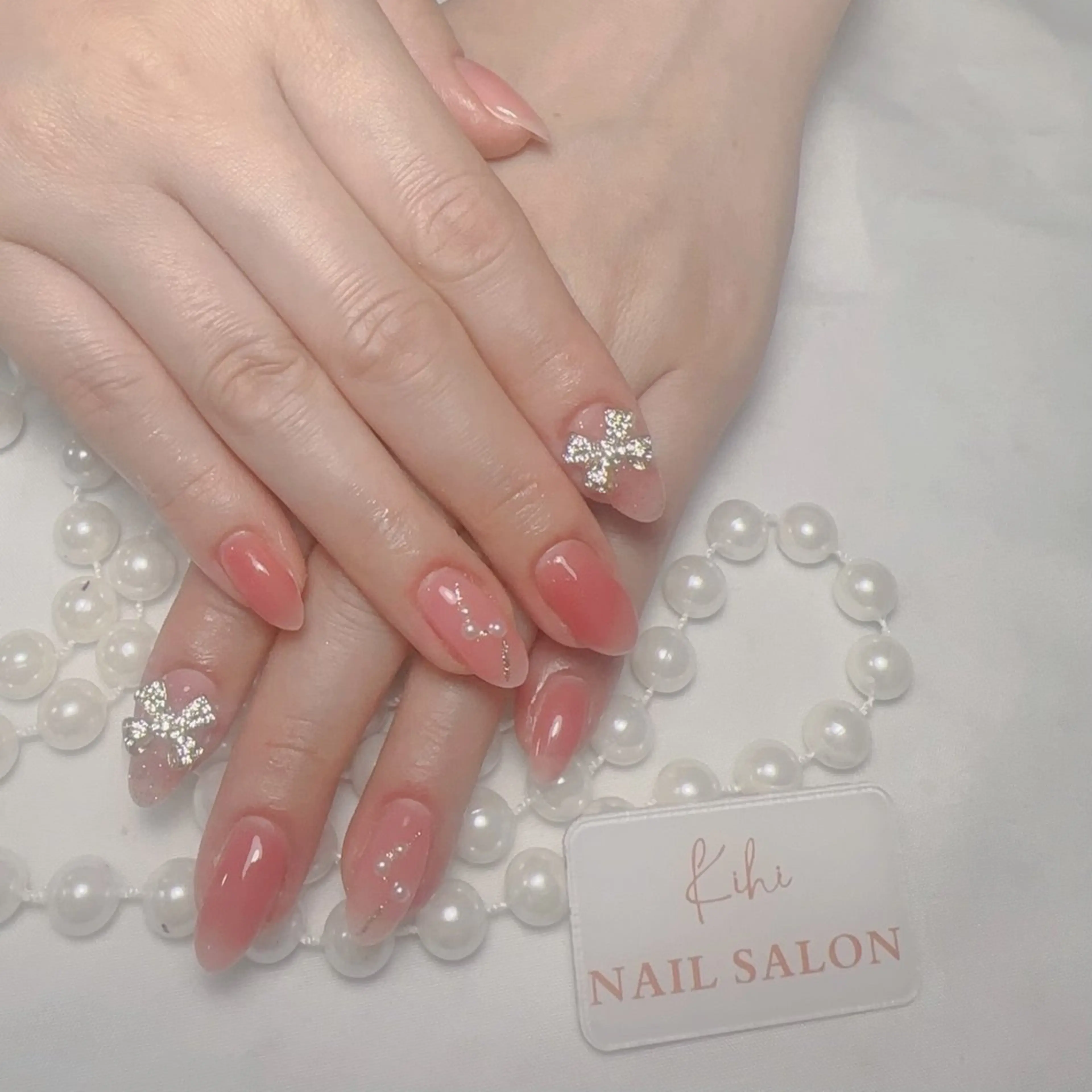 ネイル アートネイル フレンチネイル ジェルネイル グラデーション 韓国ネイル ハンドネイル 💕鈴木ユリ パラジェル/オフ無料のネイルデザイン