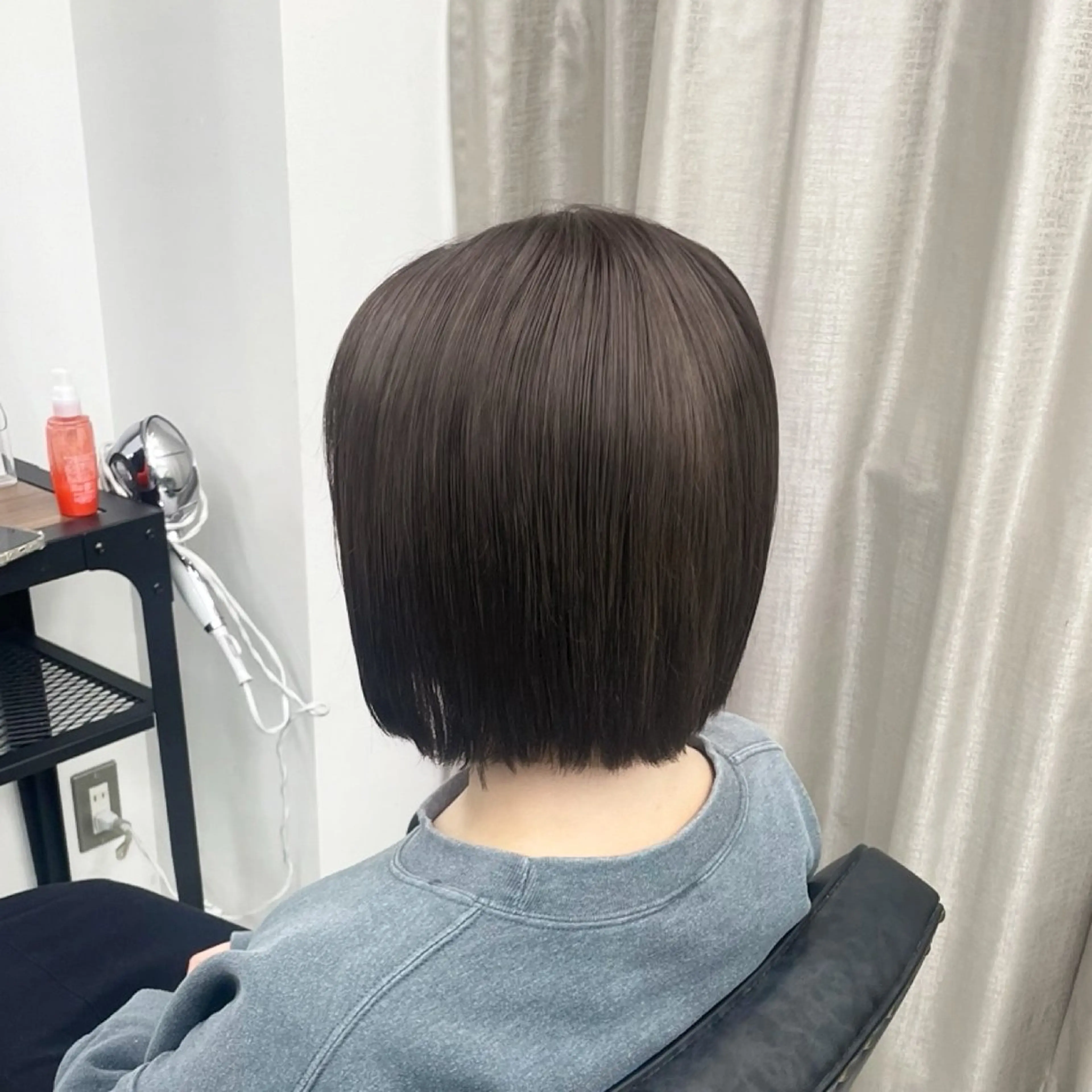 ロング カラー パーマ ヘアアレンジ メンズ グレージュ トリートメント mona/ ストレートスタイル✨のヘアスタイル