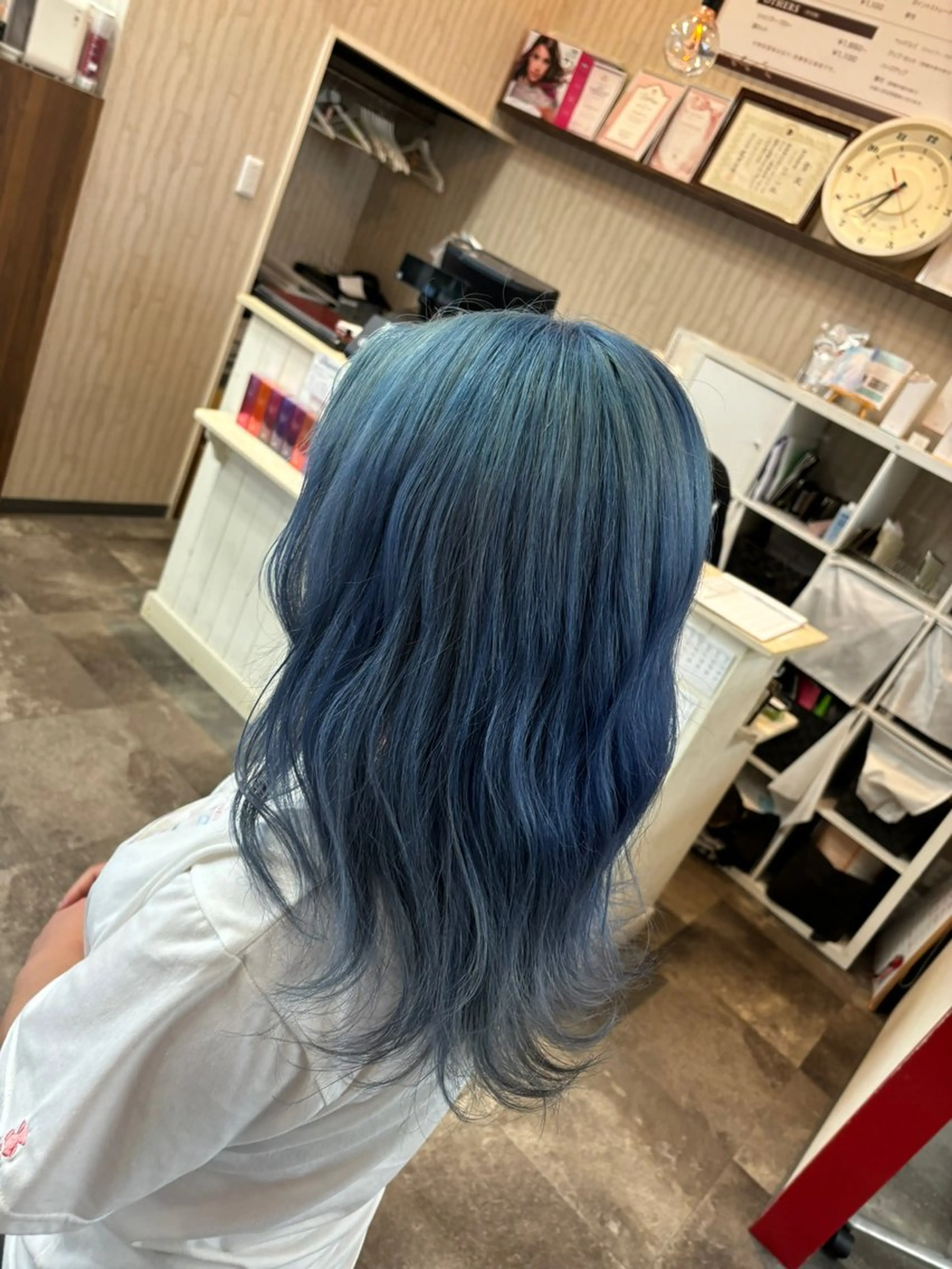 ロング カット ヘアカラー 田中 沙也香のヘアスタイル
