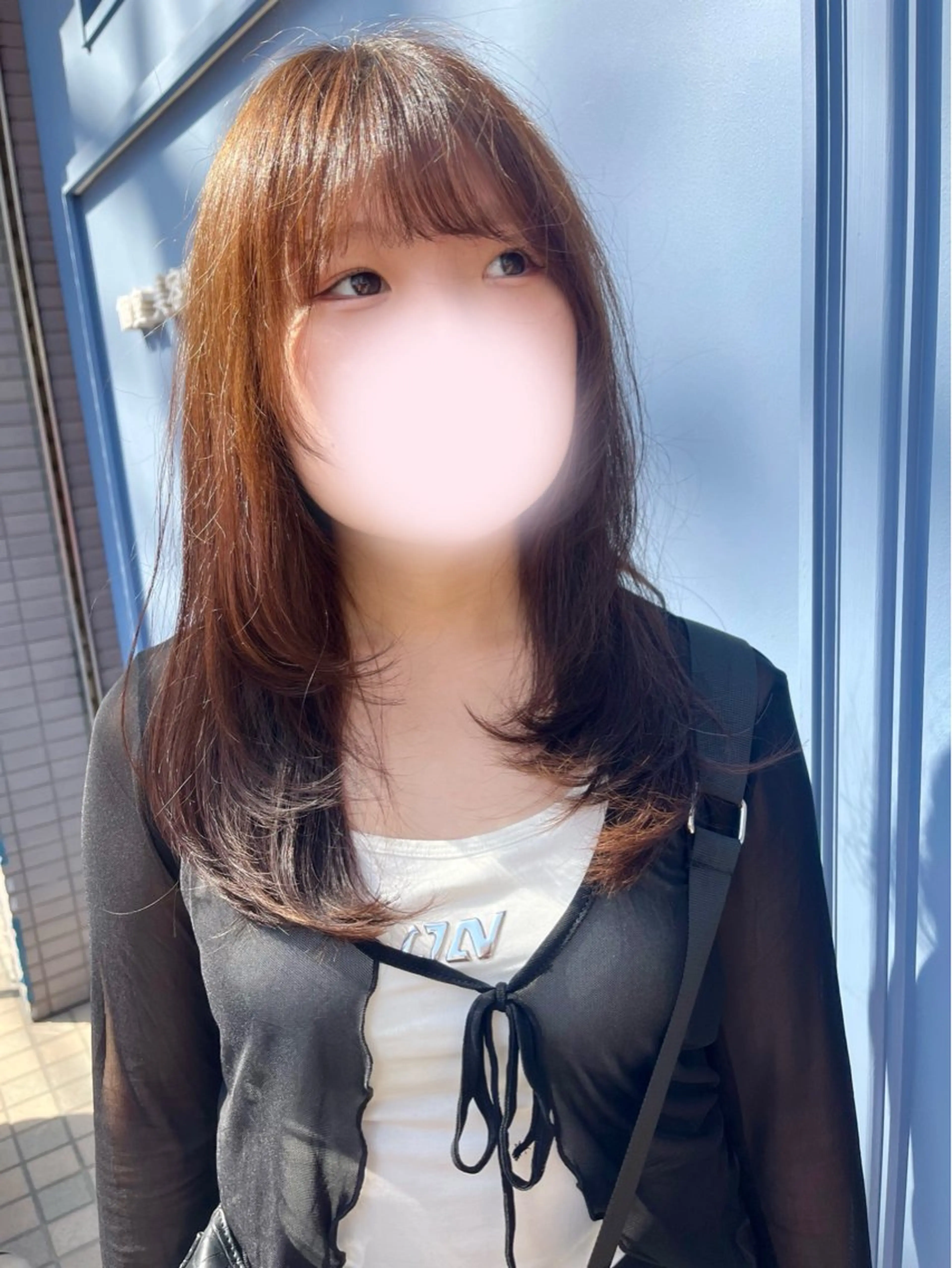 ロング 顔周りカット レイヤーカット ロング 個室美容室miyuu hair&spa所属・加藤 あおいのヘアスタイル