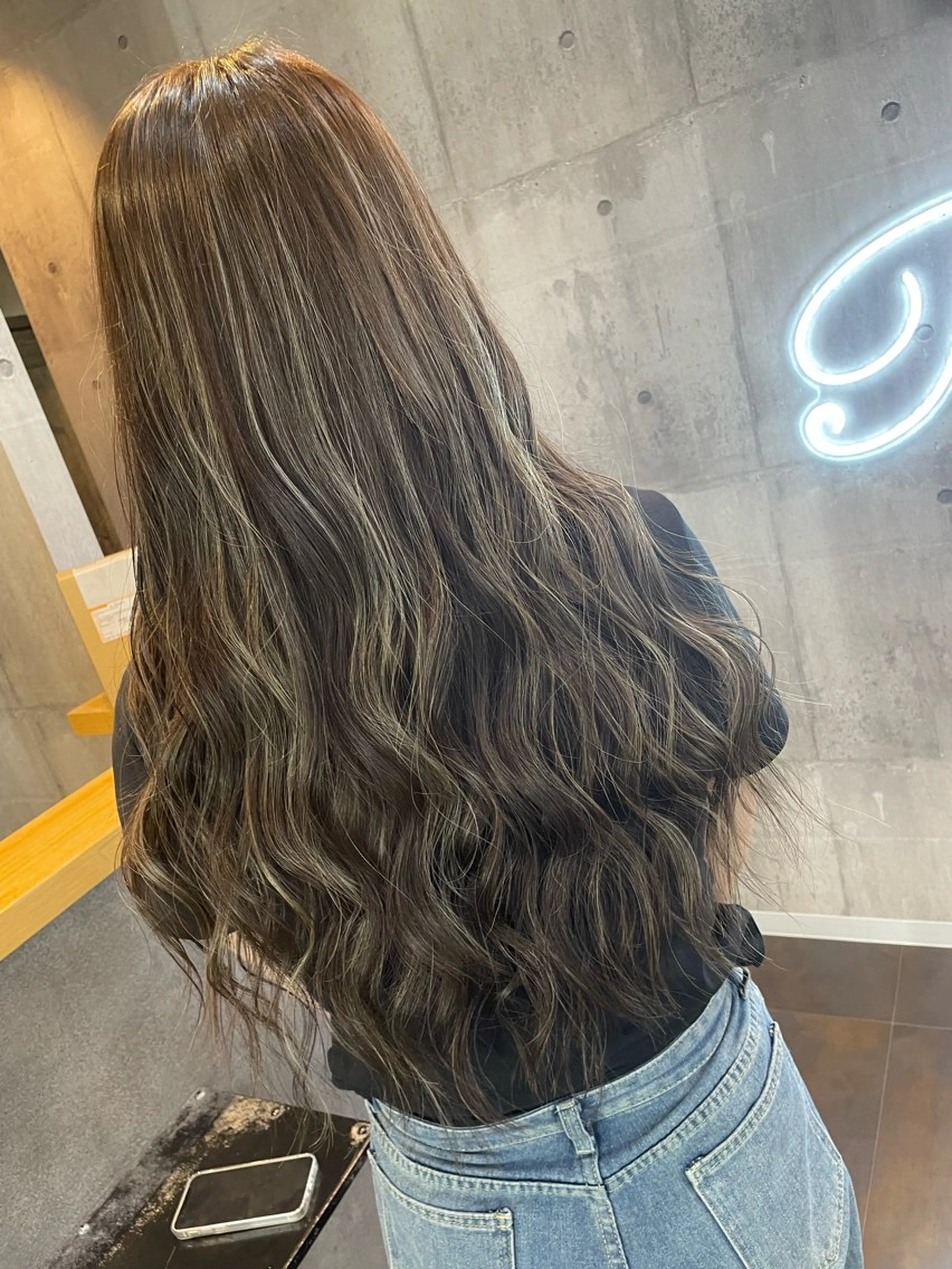 ロング カラー ヘアカラー 北千住10分 肥高　壮汰のヘアスタイル