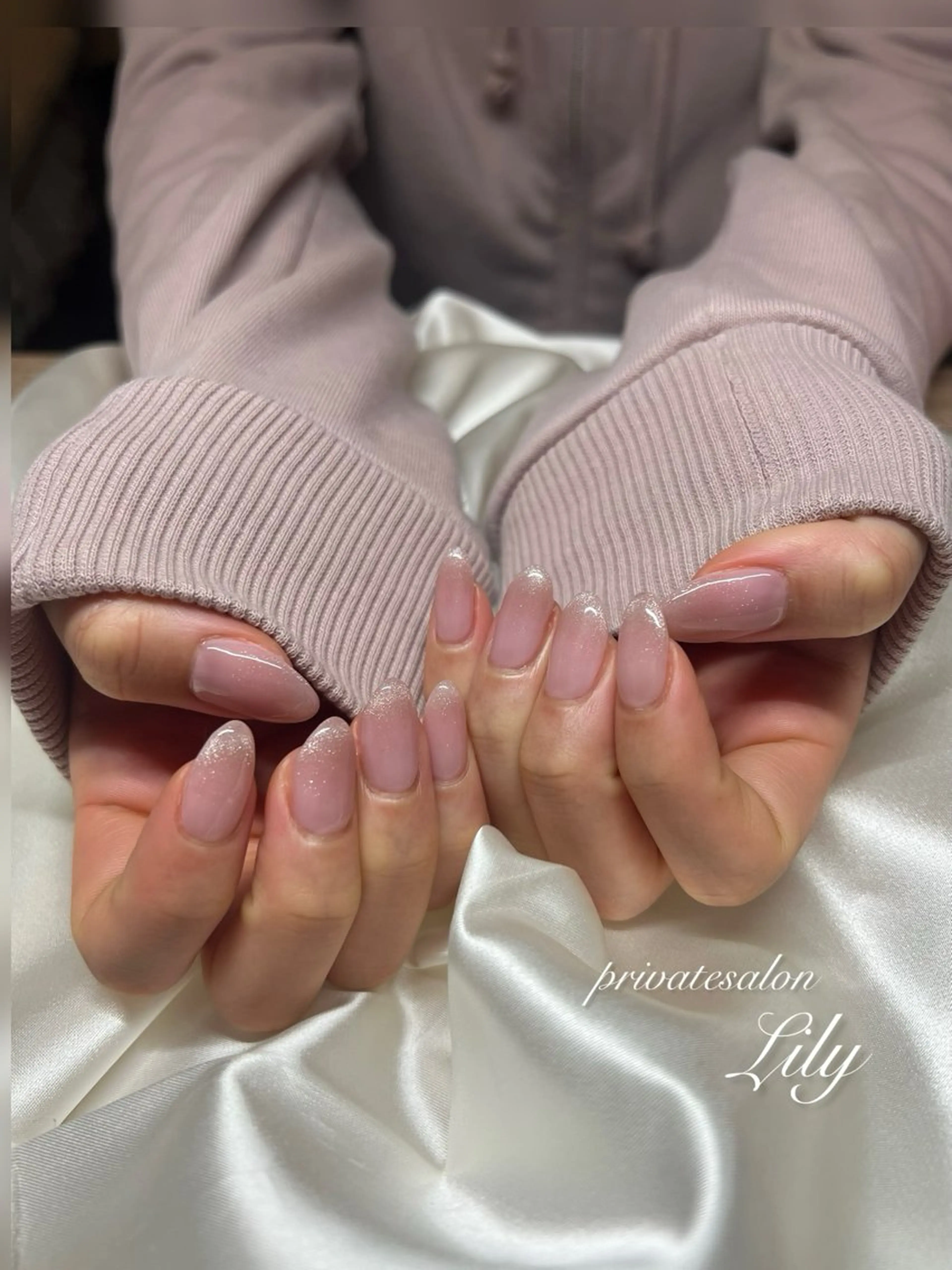 ネイル グラデーション マグネットネイル ハンドネイル salon Lilyのネイルデザイン