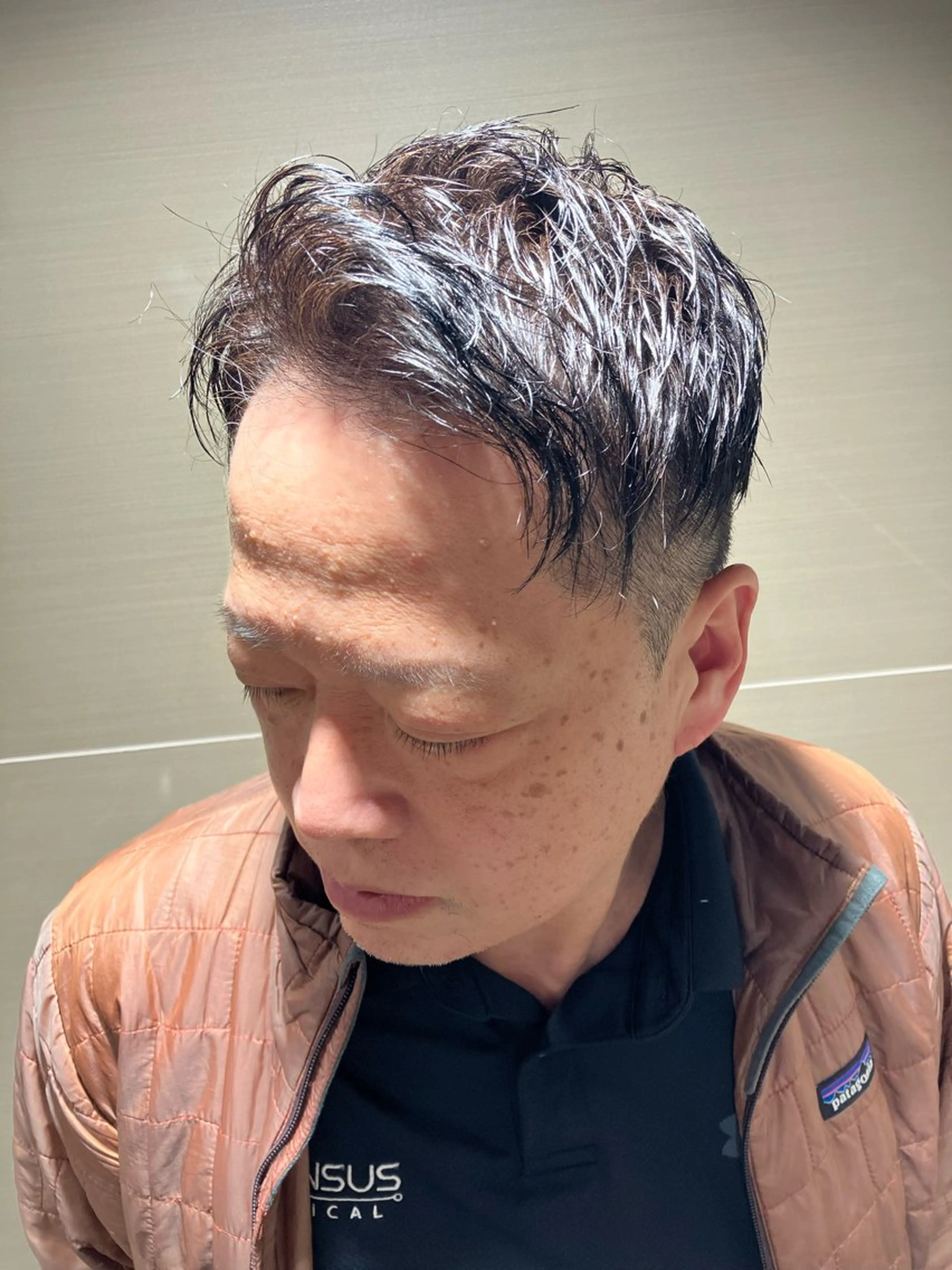 ショート カラー メンズ BroTokyo Barbershop 有楽町店所属・SAKI SAKIのヘアスタイル