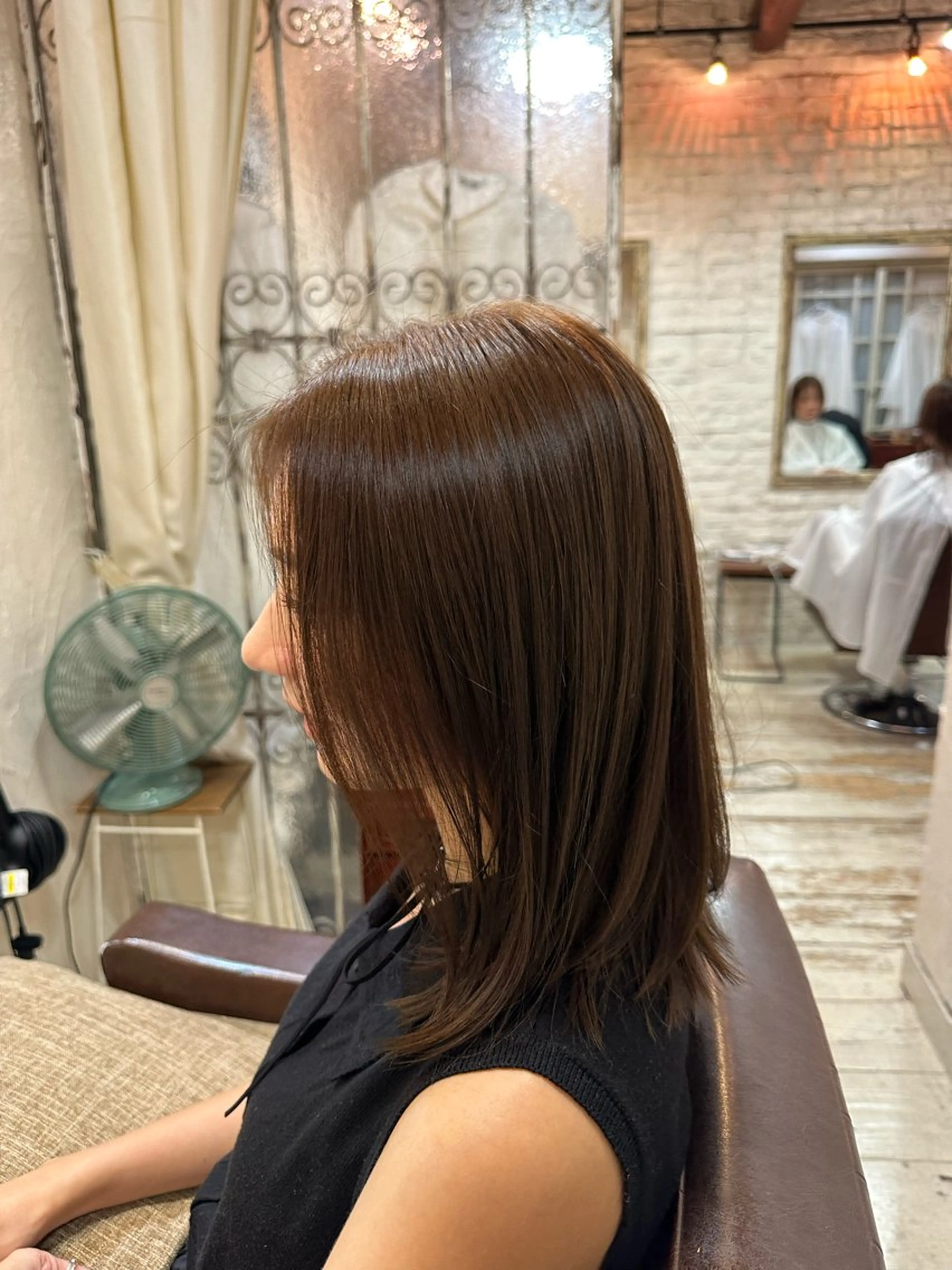 ミディアム カラー YUU Belle 新宿のヘアスタイル