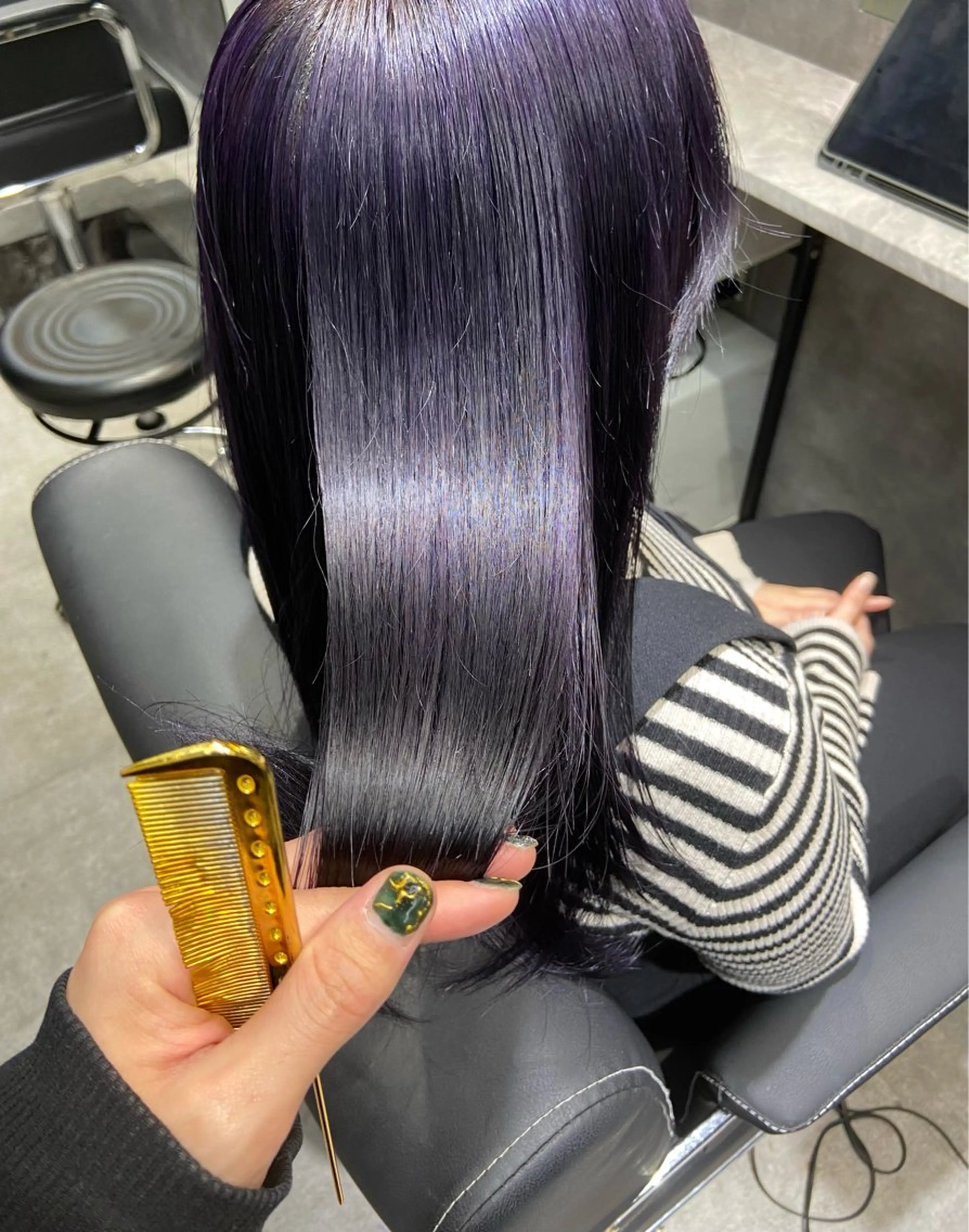 セミロング 髪質改善 トリートメント カット ヘアカラー トリートメント 🦉静かに過ごしたい 方、個室席🦉タナカのヘアスタイル